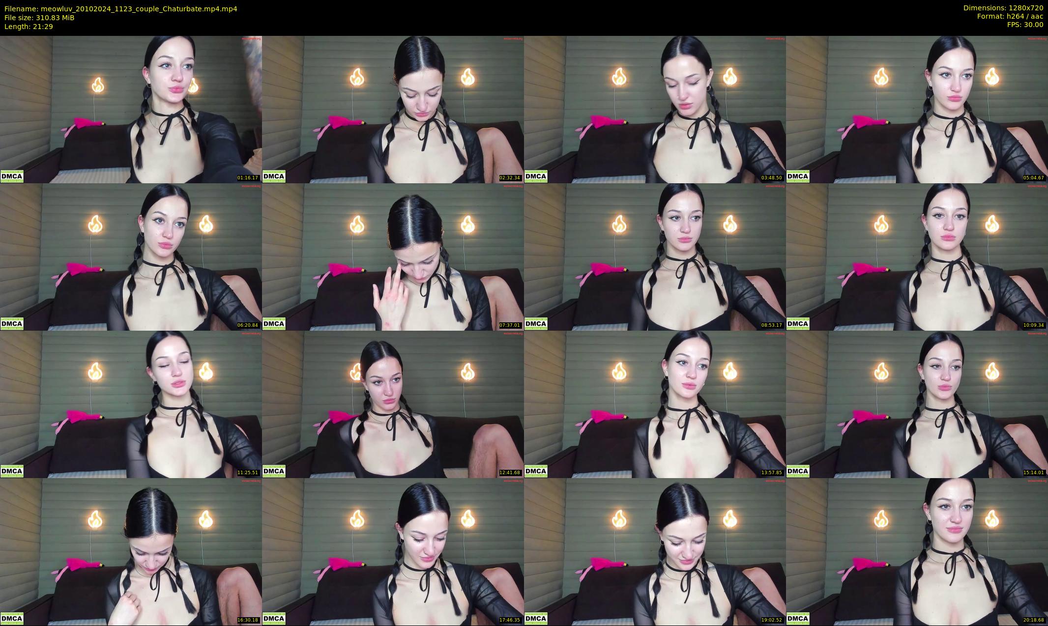 meowluv — 22 minute Chaturbate couple cam show recording, 720p, Oct 20, 2024