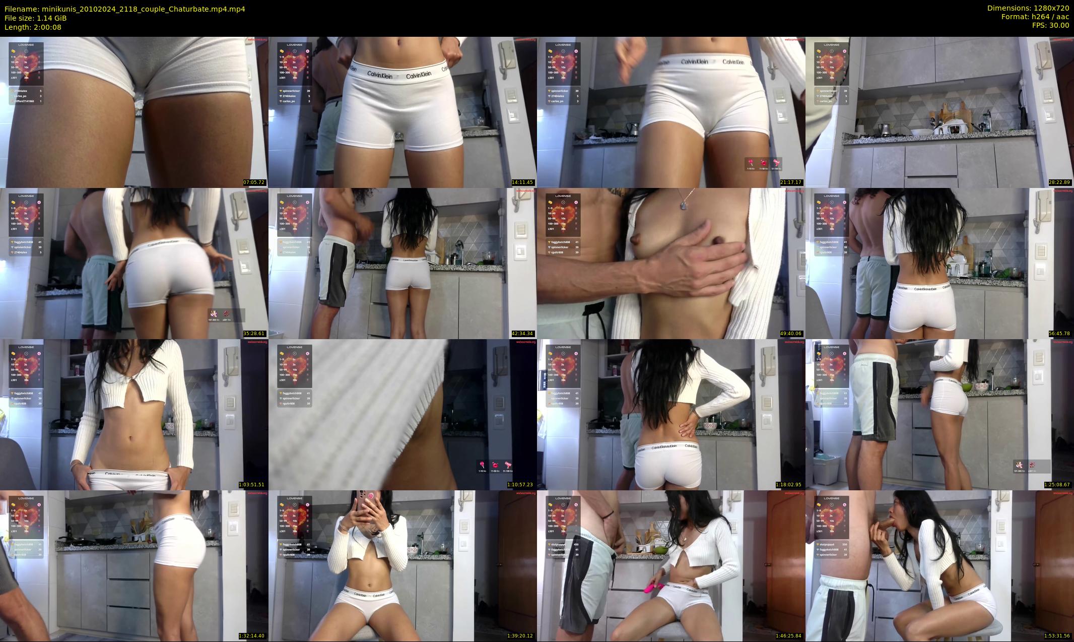 minikunis — 121 minute Chaturbate couple cam show recording, 720p, Oct 20, 2024
