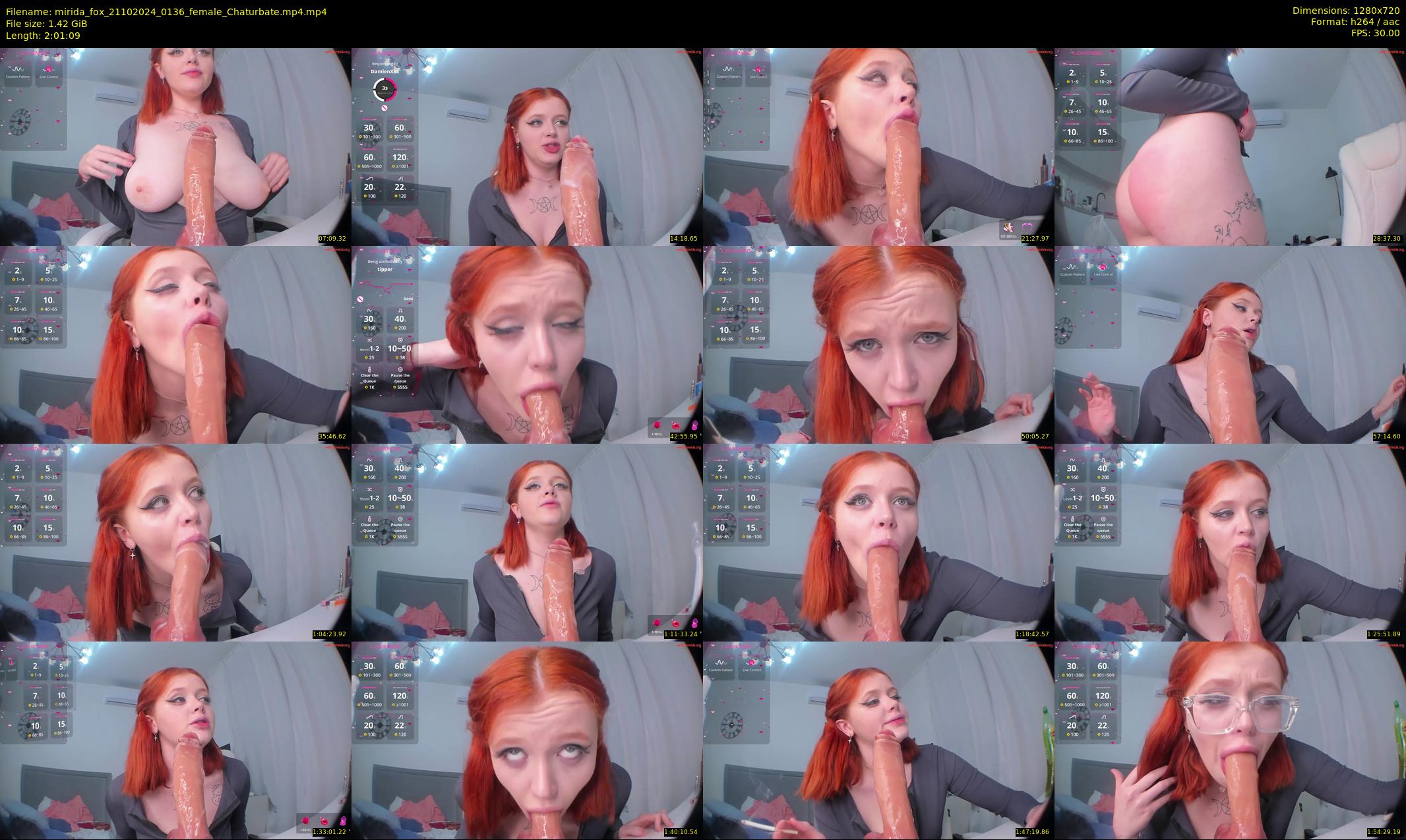 mirida_fox — 122 minute Chaturbate female cam show recording, 720p, Oct 21, 2024