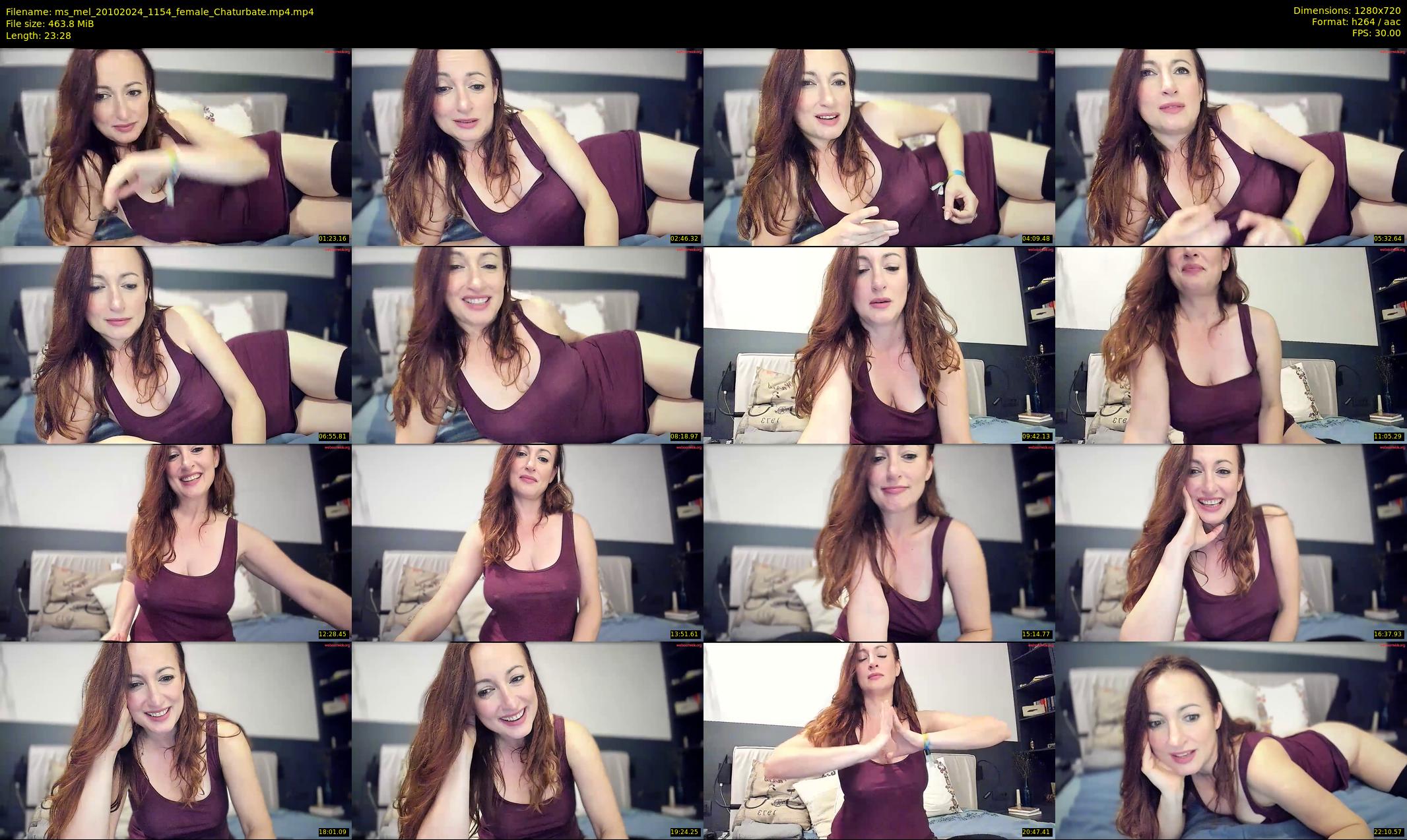 ms_mel — 24 minute Chaturbate female cam show recording, 720p, Oct 20, 2024