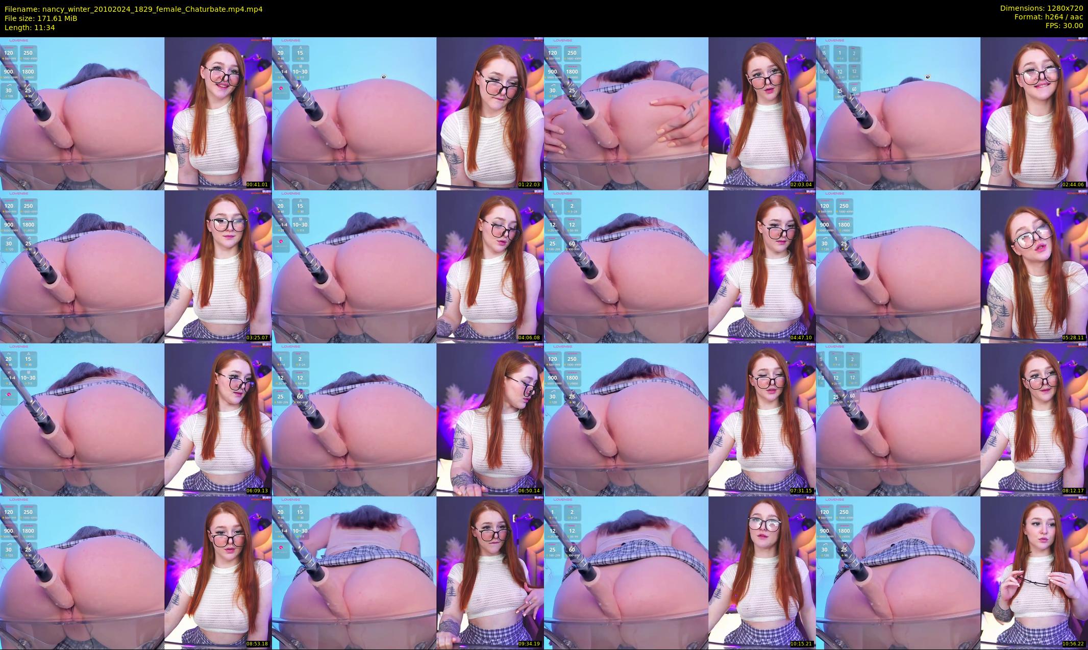 nancy_winter — 12 minute Chaturbate female cam show recording, 720p, Oct 20, 2024