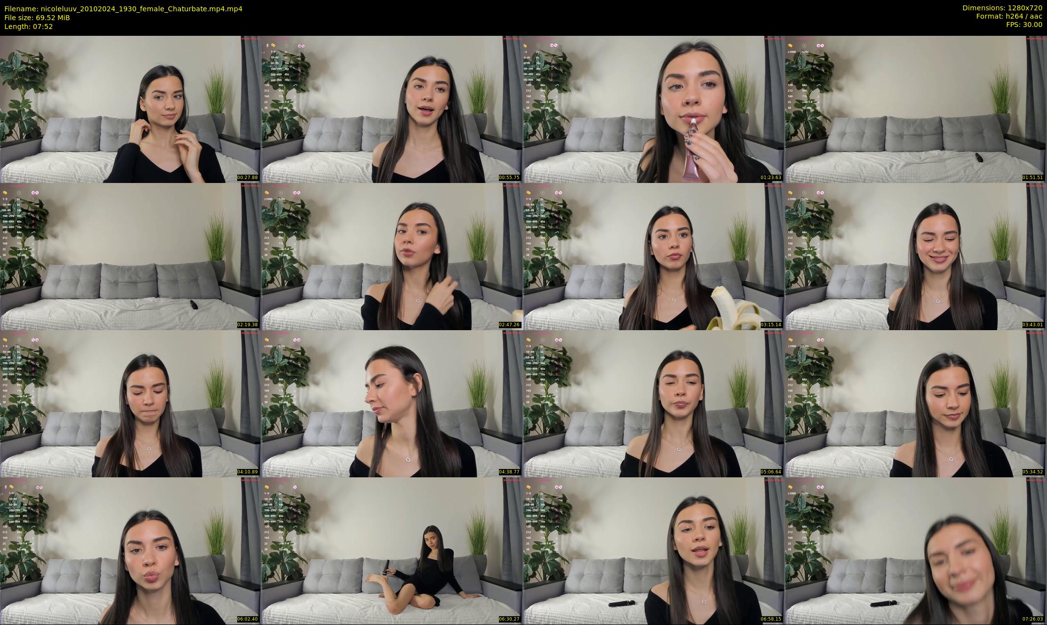 nicoleluuv — 8 minute Chaturbate female cam show recording, 720p, Oct 20, 2024
