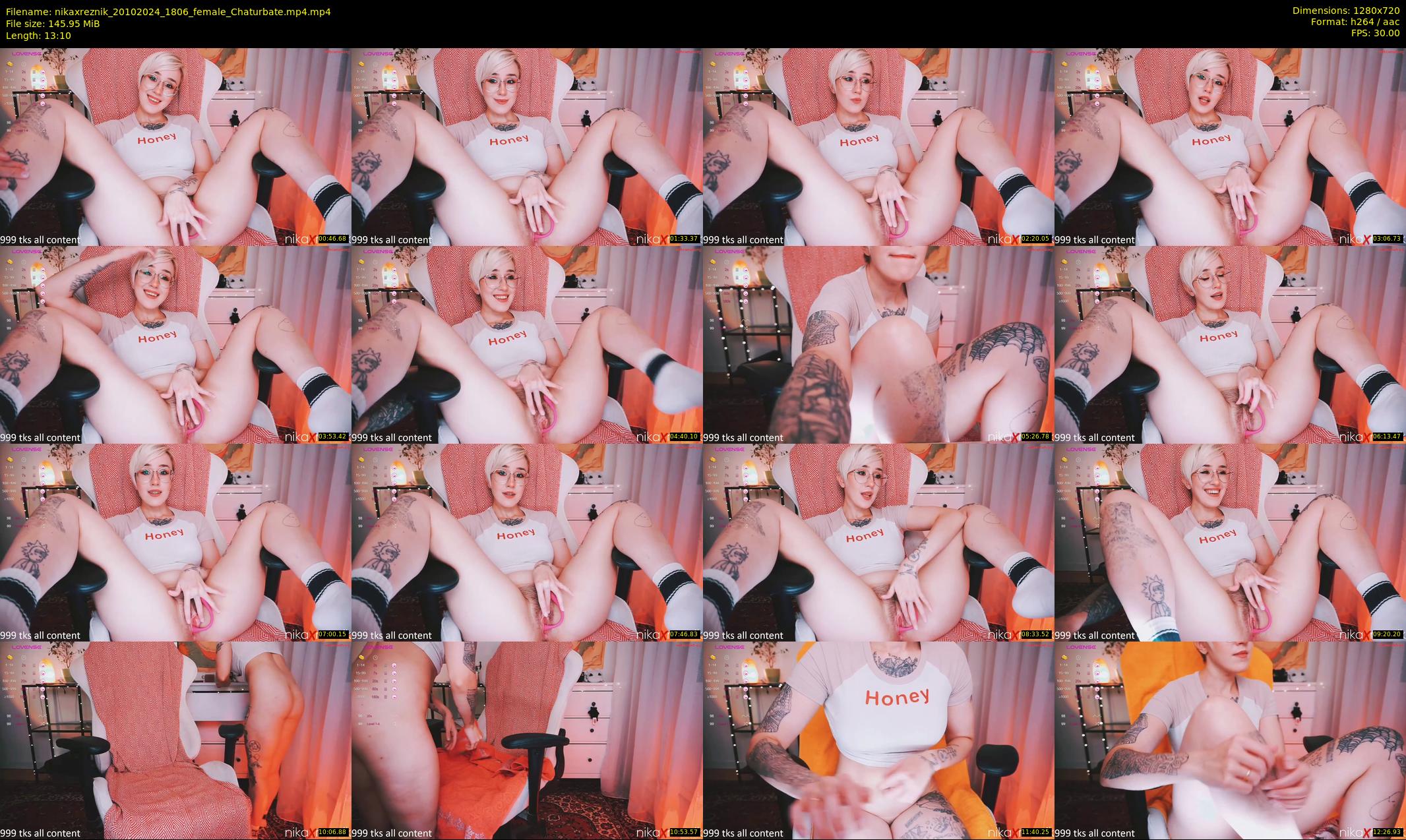 nikaxreznik — 14 minute Chaturbate female cam show recording, 720p, Oct 20, 2024