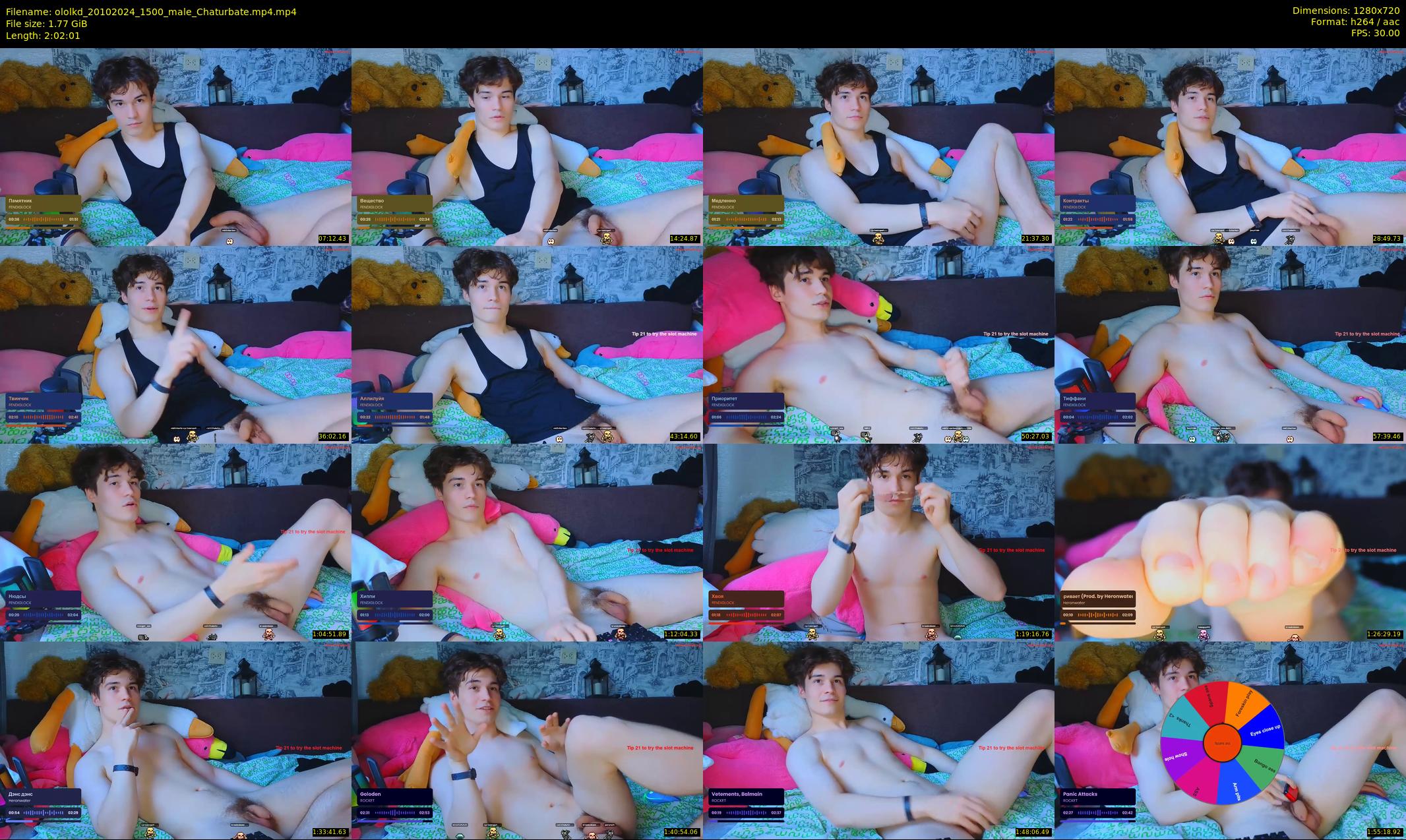 ololkd — 123 minute Chaturbate male cam show recording, 720p, Oct 20, 2024