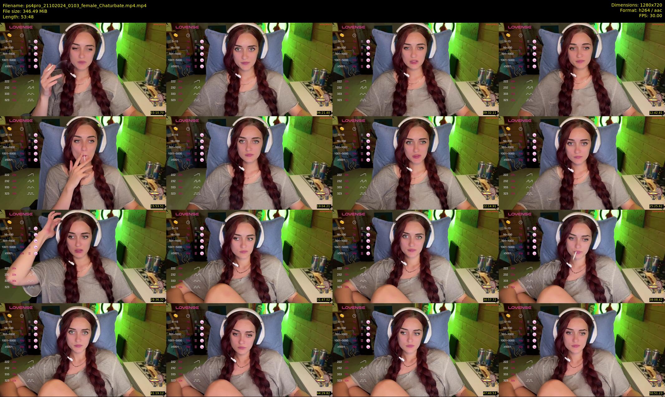 ps4pro — 54 minute Chaturbate female cam show recording, 720p, Oct 21, 2024