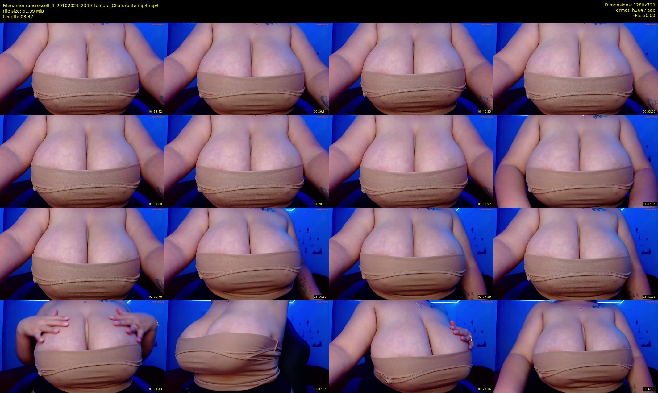rousrossell_4 — 4 minute Chaturbate female cam show recording, 720p, Oct 20, 2024