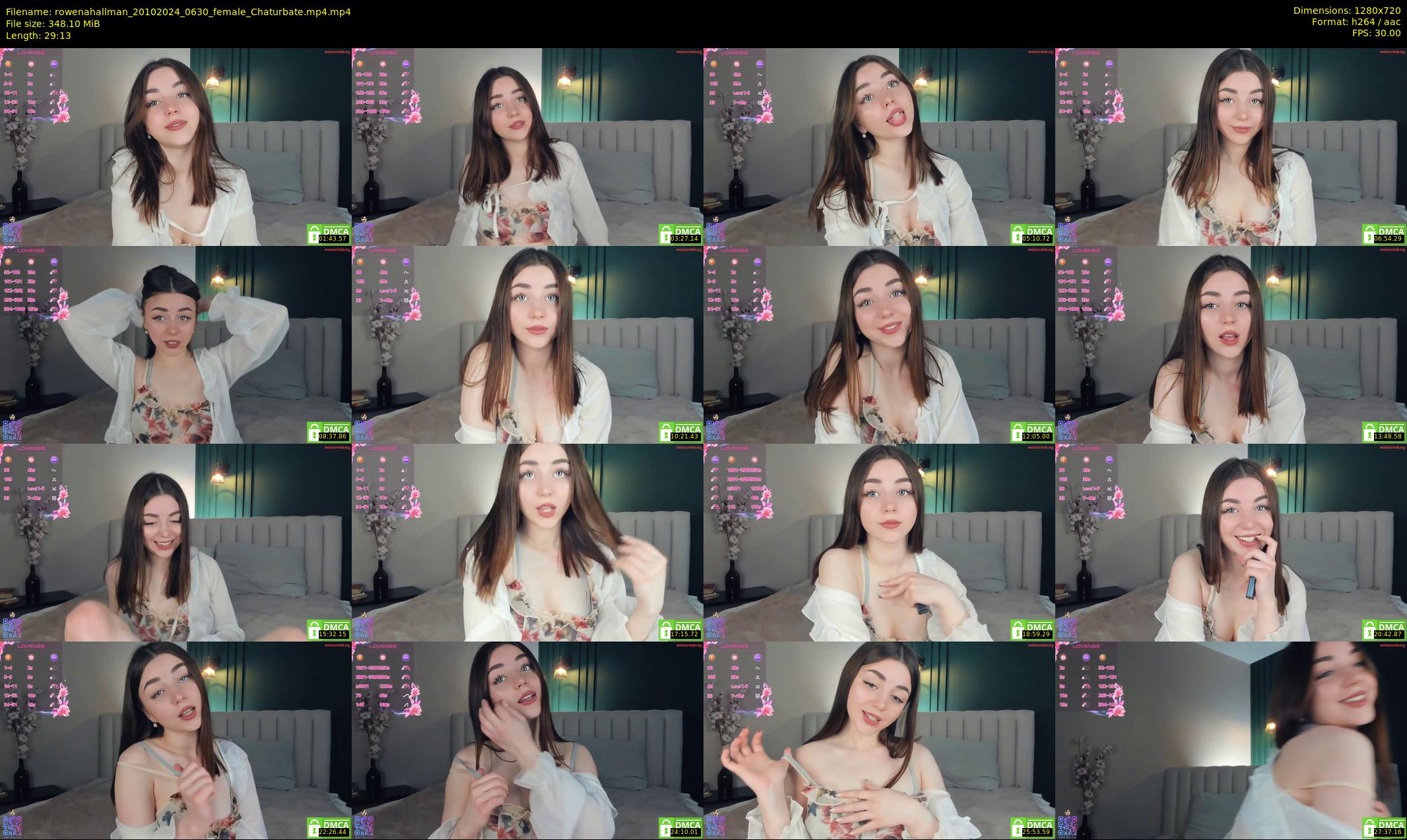 rowenahallman — 30 minute Chaturbate female cam show recording, 720p, Oct 20, 2024