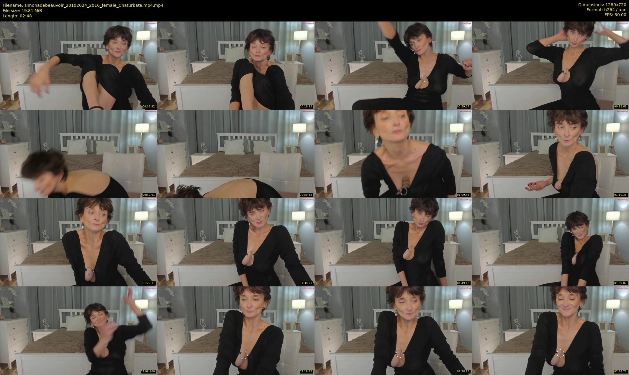 simonadebeauvoir — 3 minute Chaturbate female cam show recording, 720p, Oct 20, 2024