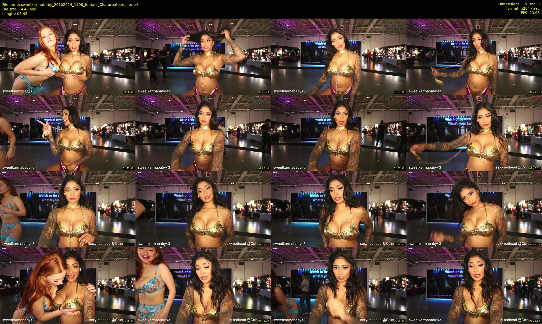 sweetkarmababy — 6 minute Chaturbate female cam show recording, 720p, Oct 20, 2024