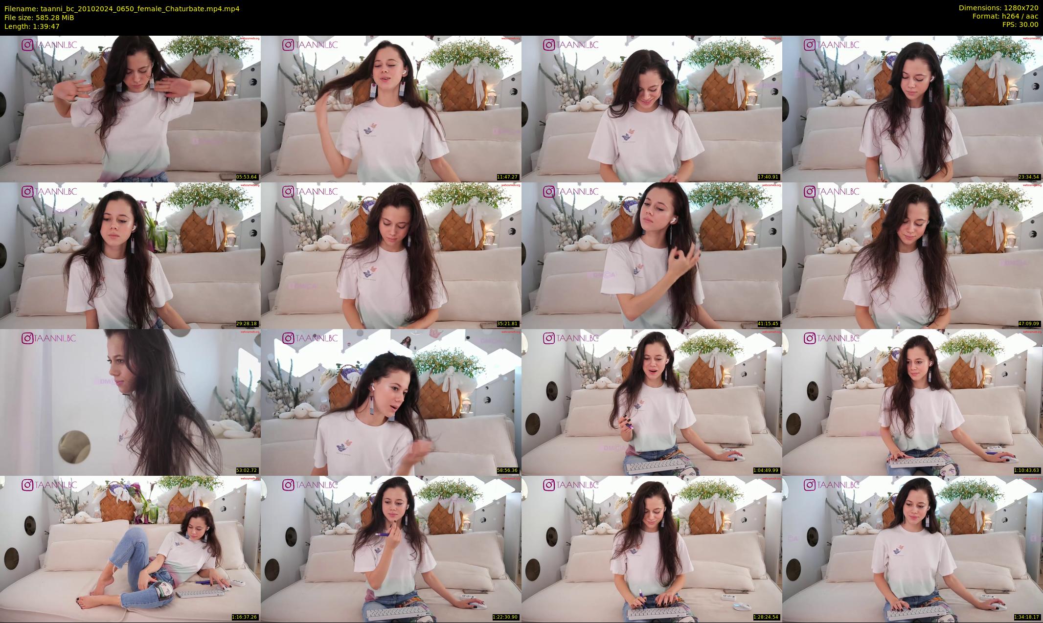 taanni_bc — 100 minute Chaturbate female cam show recording, 720p, Oct 20, 2024