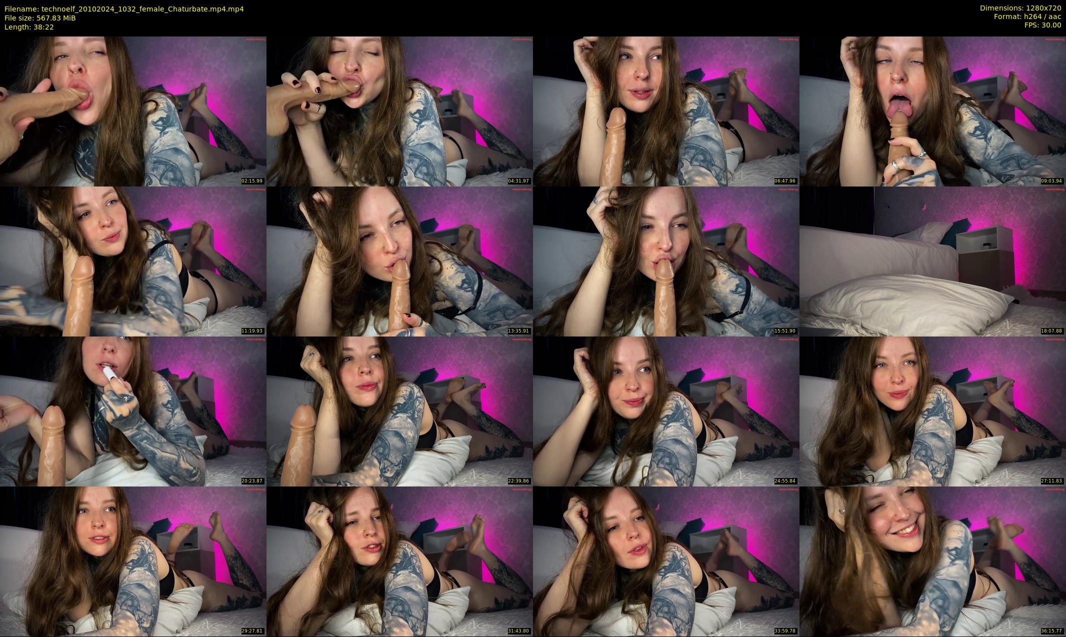 technoelf — 39 minute Chaturbate female cam show recording, 720p, Oct 20, 2024