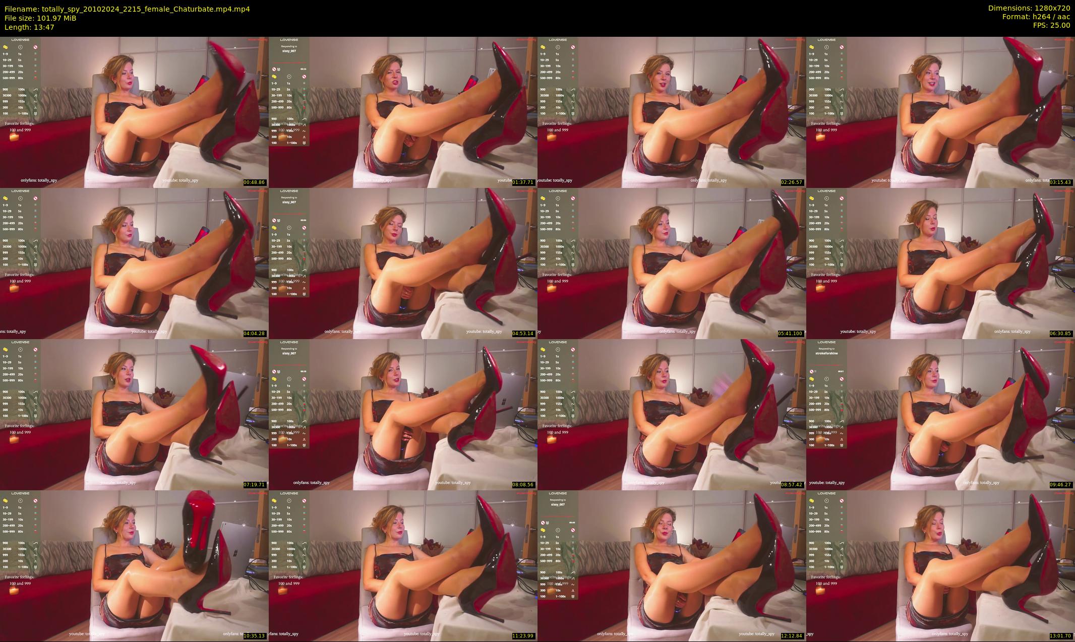 totally_spy — 14 minute Chaturbate female cam show recording, 720p, Oct 20, 2024