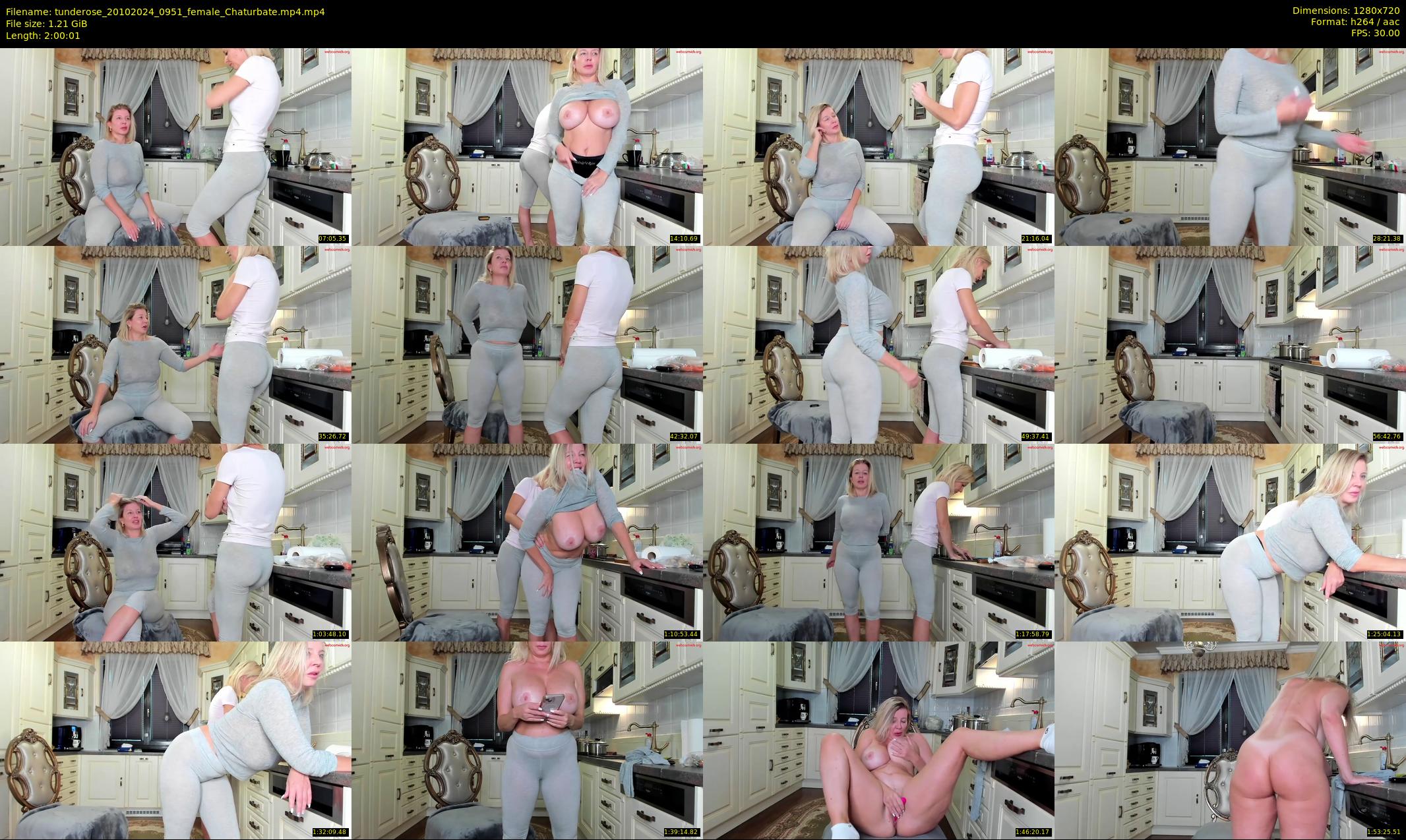 tunderose — 121 minute Chaturbate female cam show recording, 720p, Oct 20, 2024