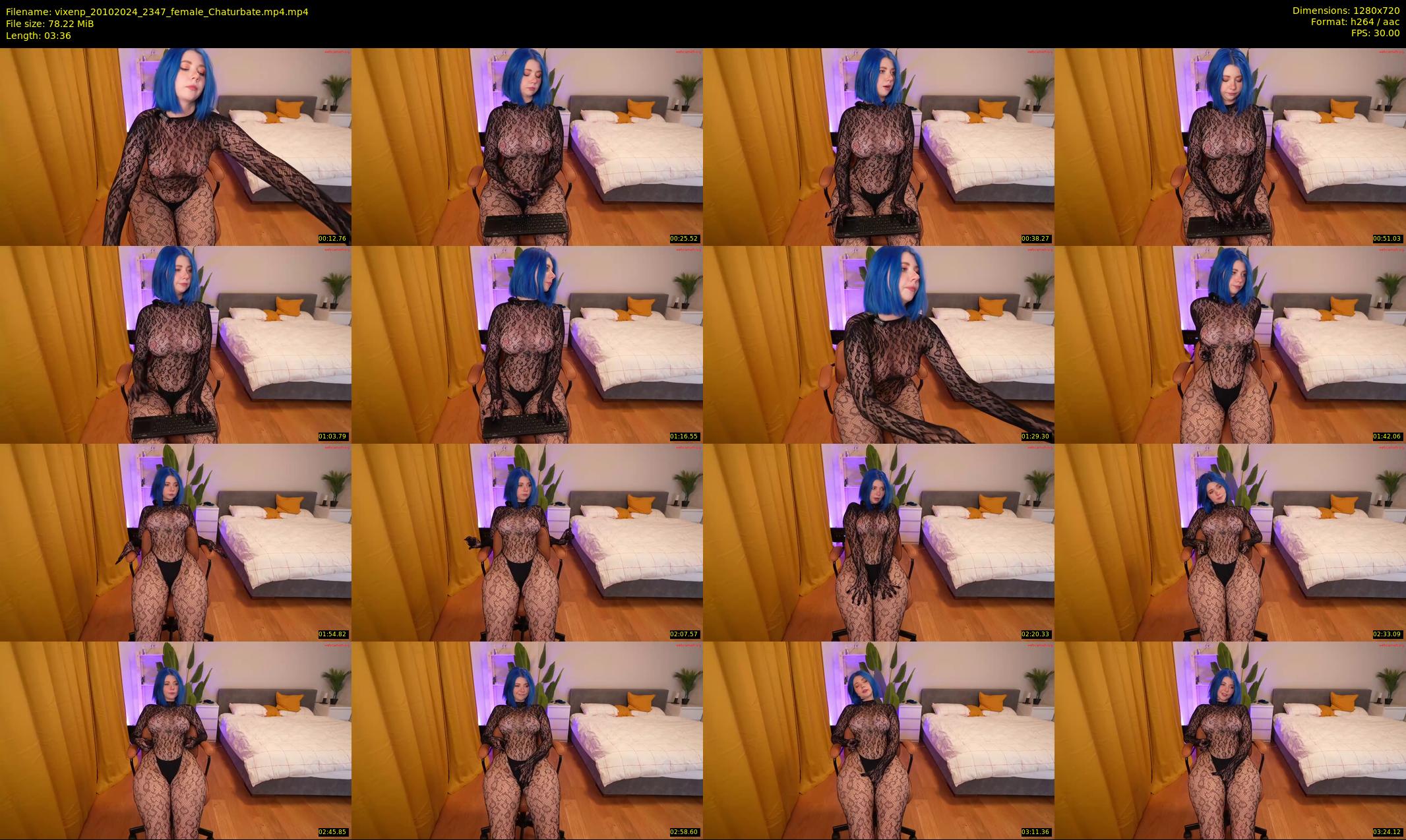 vixenp — 4 minute Chaturbate female cam show recording, 720p, Oct 20, 2024