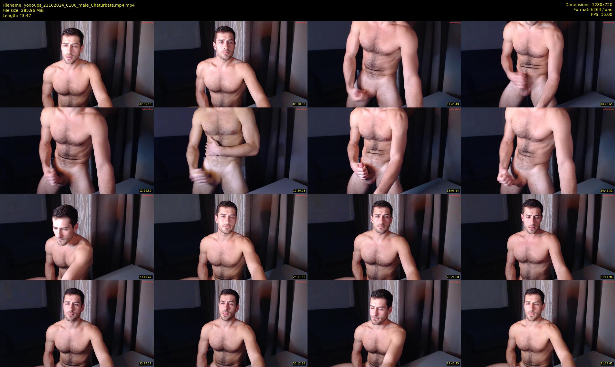 yoooups — 44 minute Chaturbate male cam show recording, 720p, Oct 21, 2024