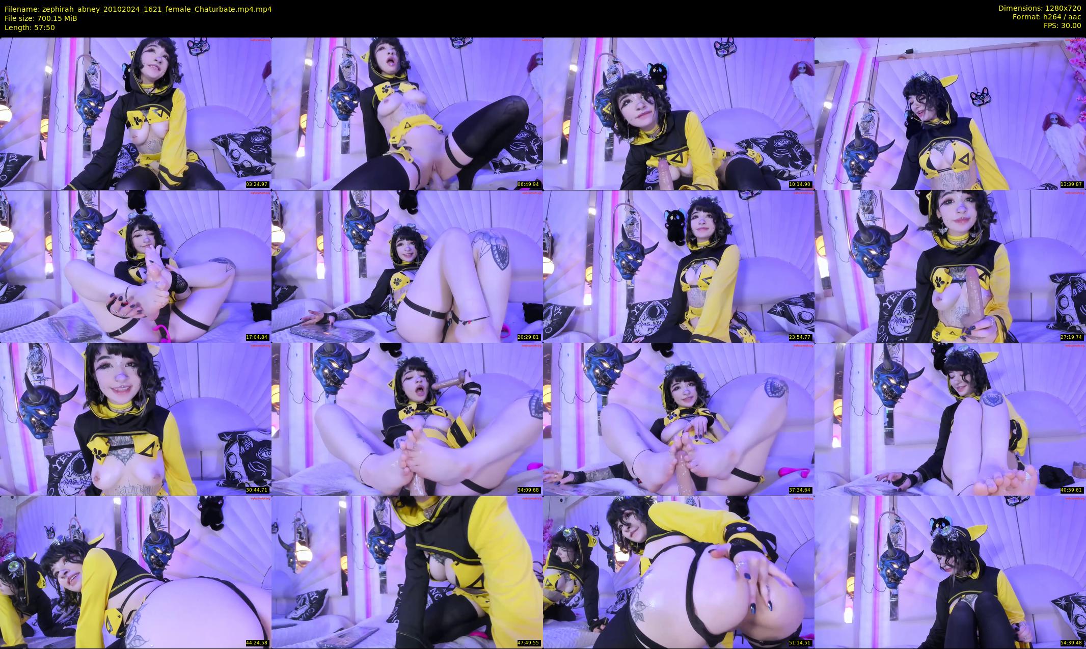 zephirah_abney — 58 minute Chaturbate female cam show recording, 720p, Oct 20, 2024