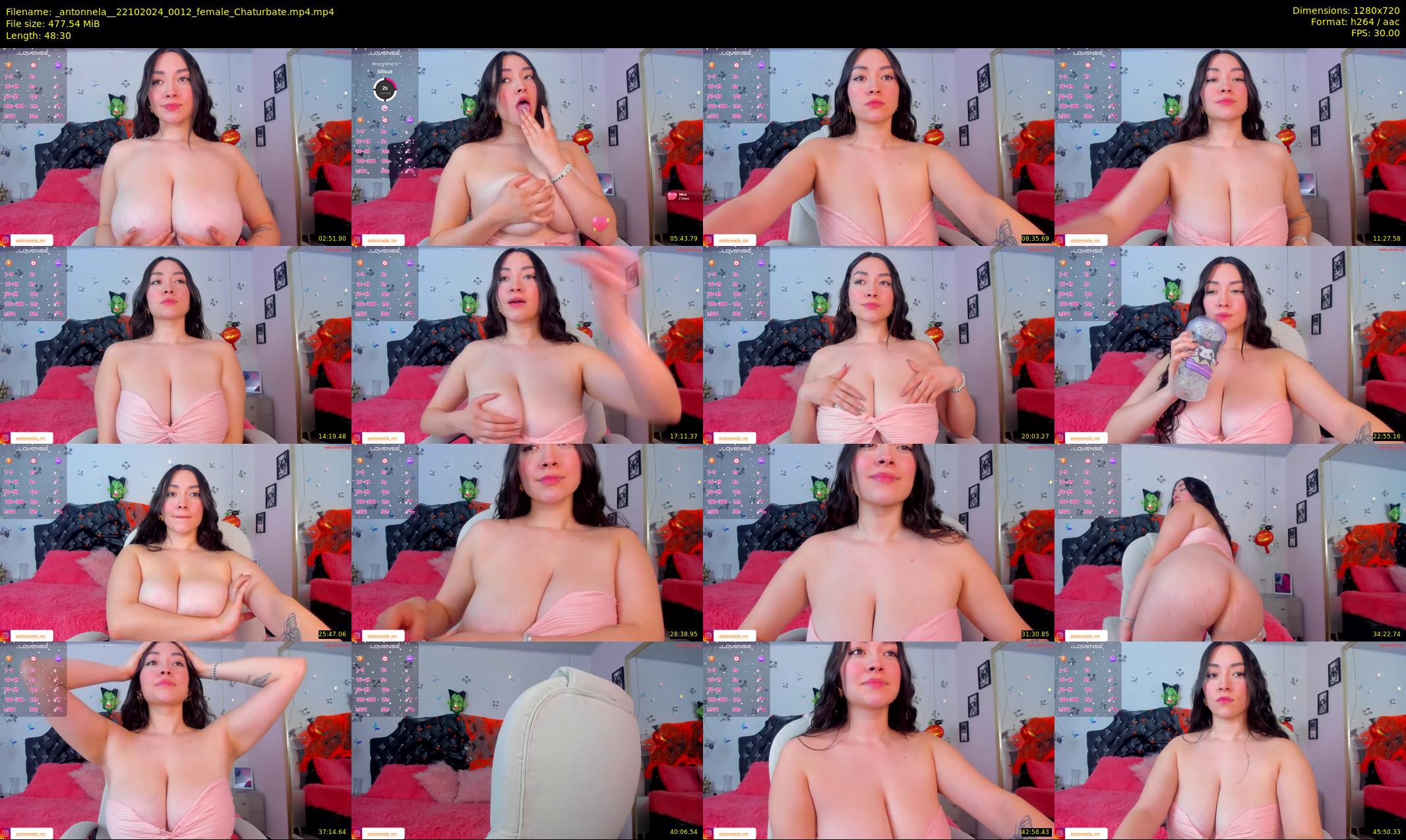 _antonnela_ — 49 minute Chaturbate female cam show recording, 720p, Oct 22, 2024
