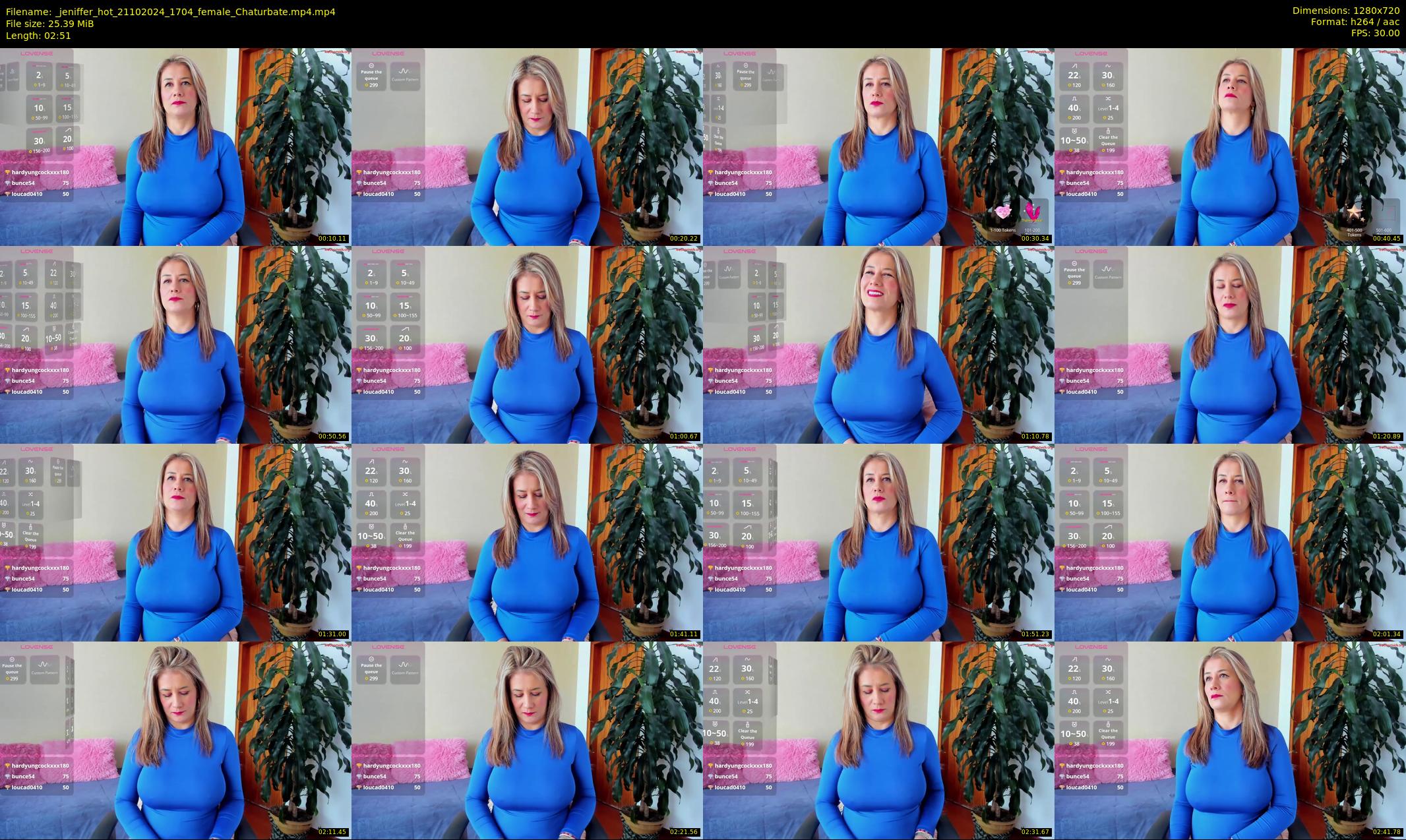 _jeniffer_hot — 3 minute Chaturbate female cam show recording, 720p, Oct 21, 2024