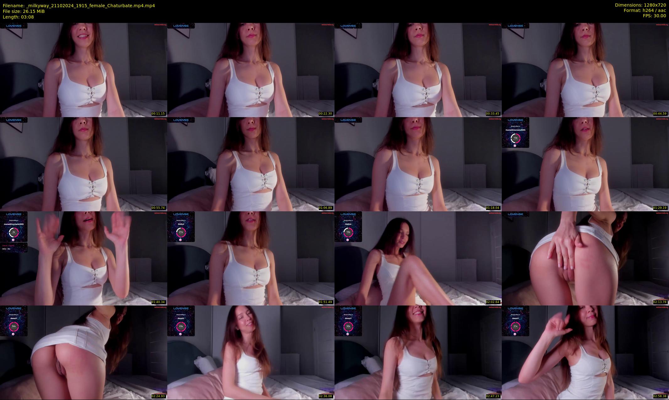 _milkyway — 4 minute Chaturbate female cam show recording, 720p, Oct 21, 2024