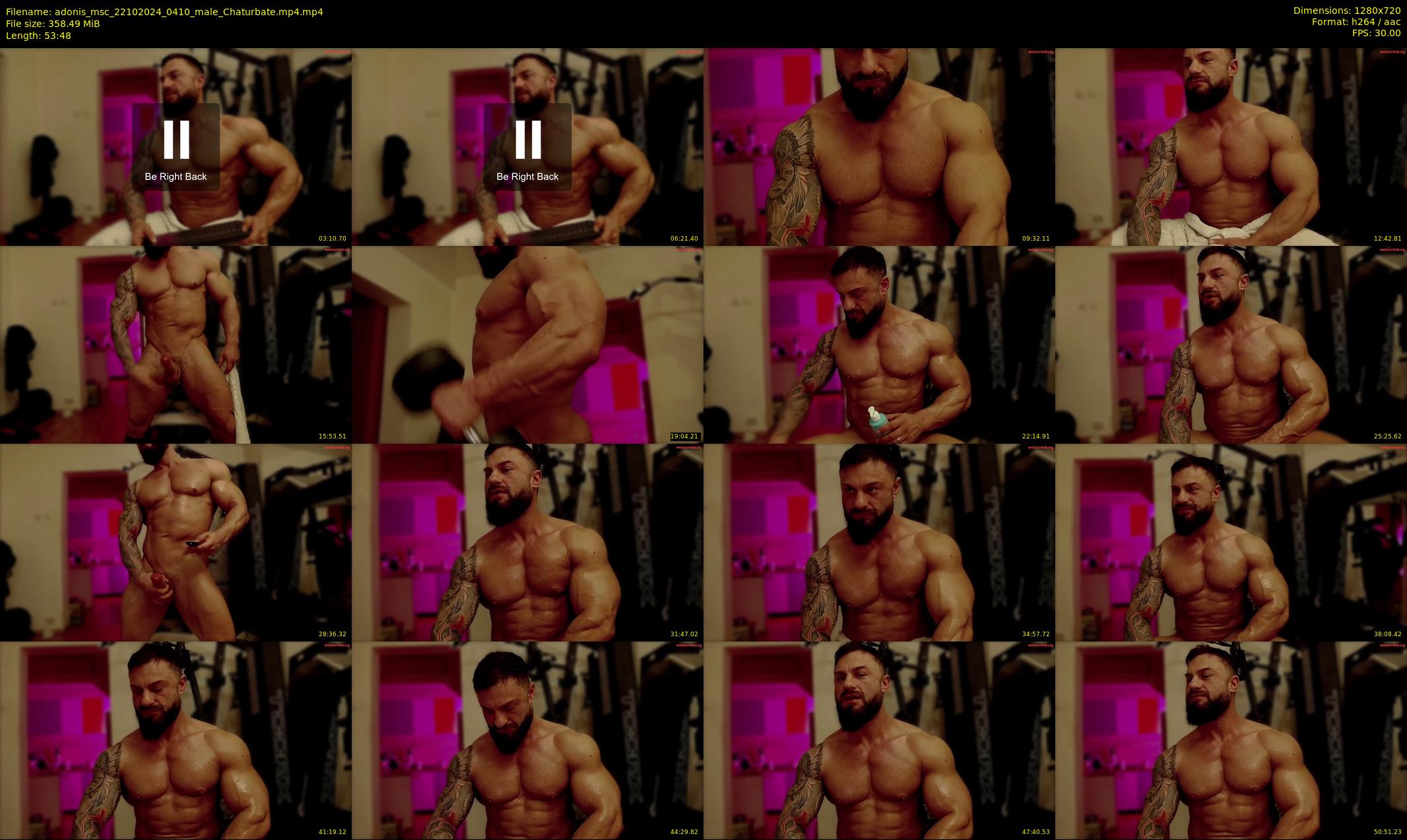 adonis_msc — 54 minute Chaturbate male cam show recording, 720p, Oct 22, 2024