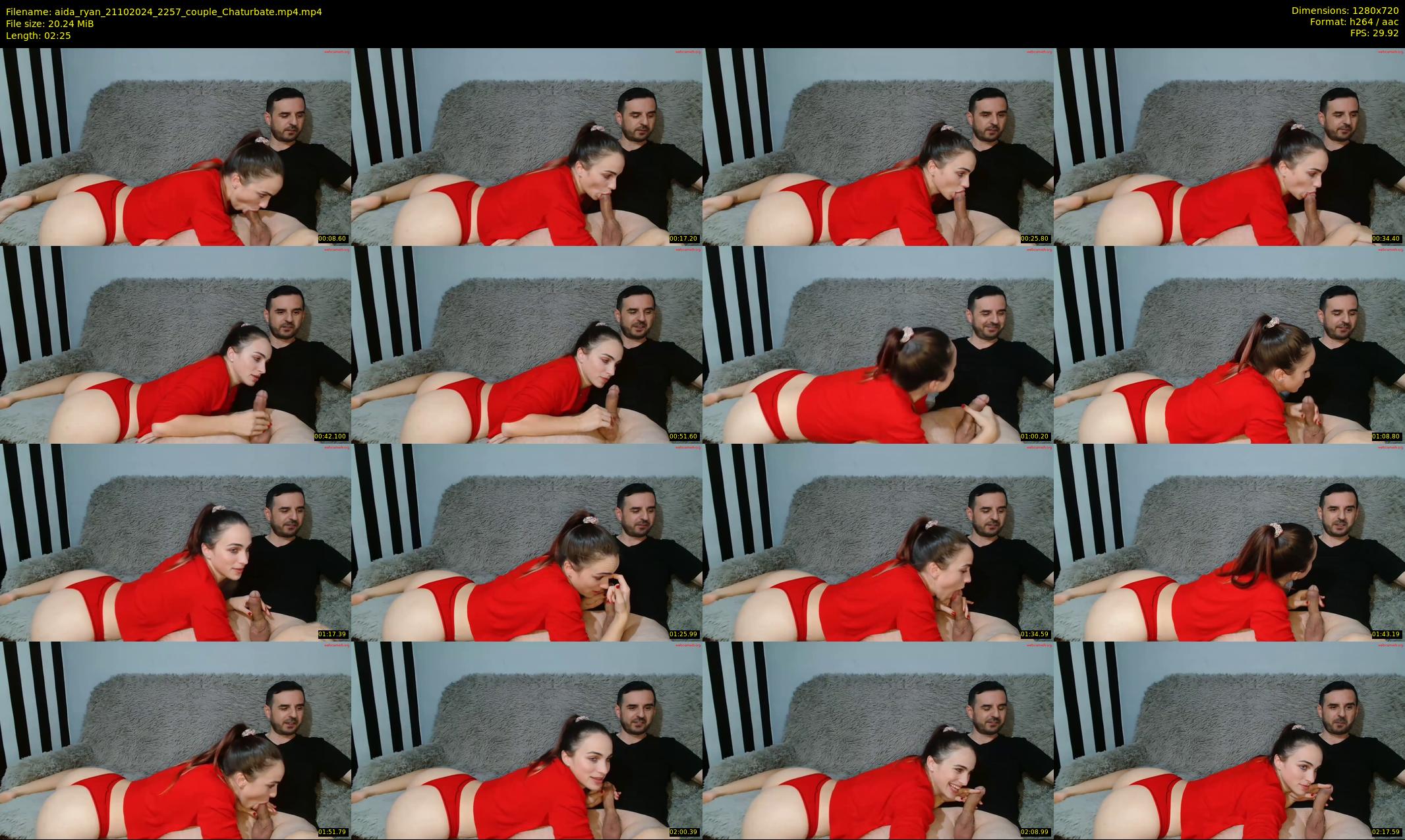 aida_ryan — 3 minute Chaturbate couple cam show recording, 720p, Oct 21, 2024