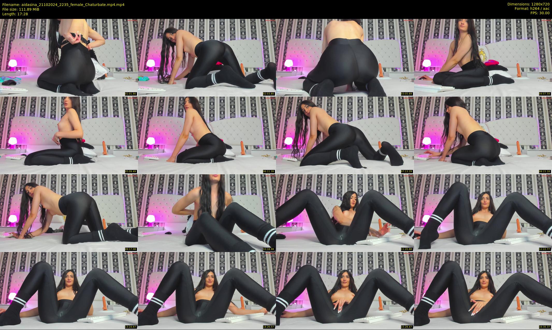 aidasina — 18 minute Chaturbate female cam show recording, 720p, Oct 21, 2024