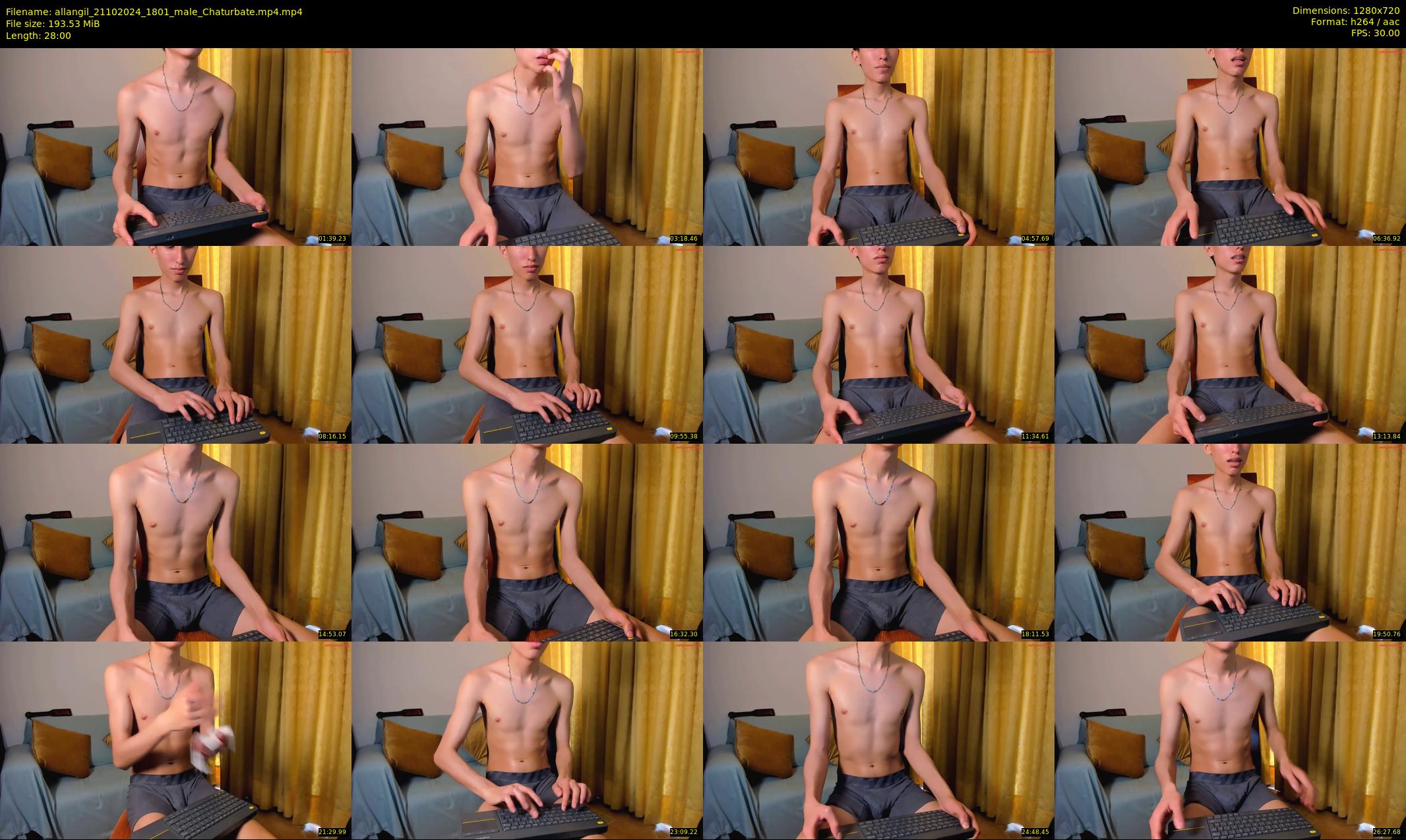 allangil — 28 minute Chaturbate male cam show recording, 720p, Oct 21, 2024