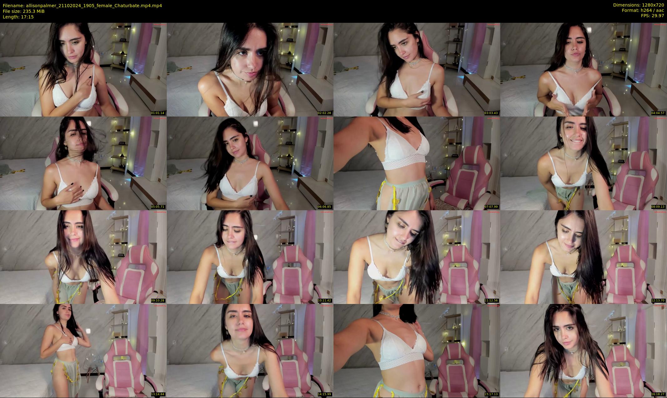 allisonpalmer — 18 minute Chaturbate female cam show recording, 720p, Oct 21, 2024
