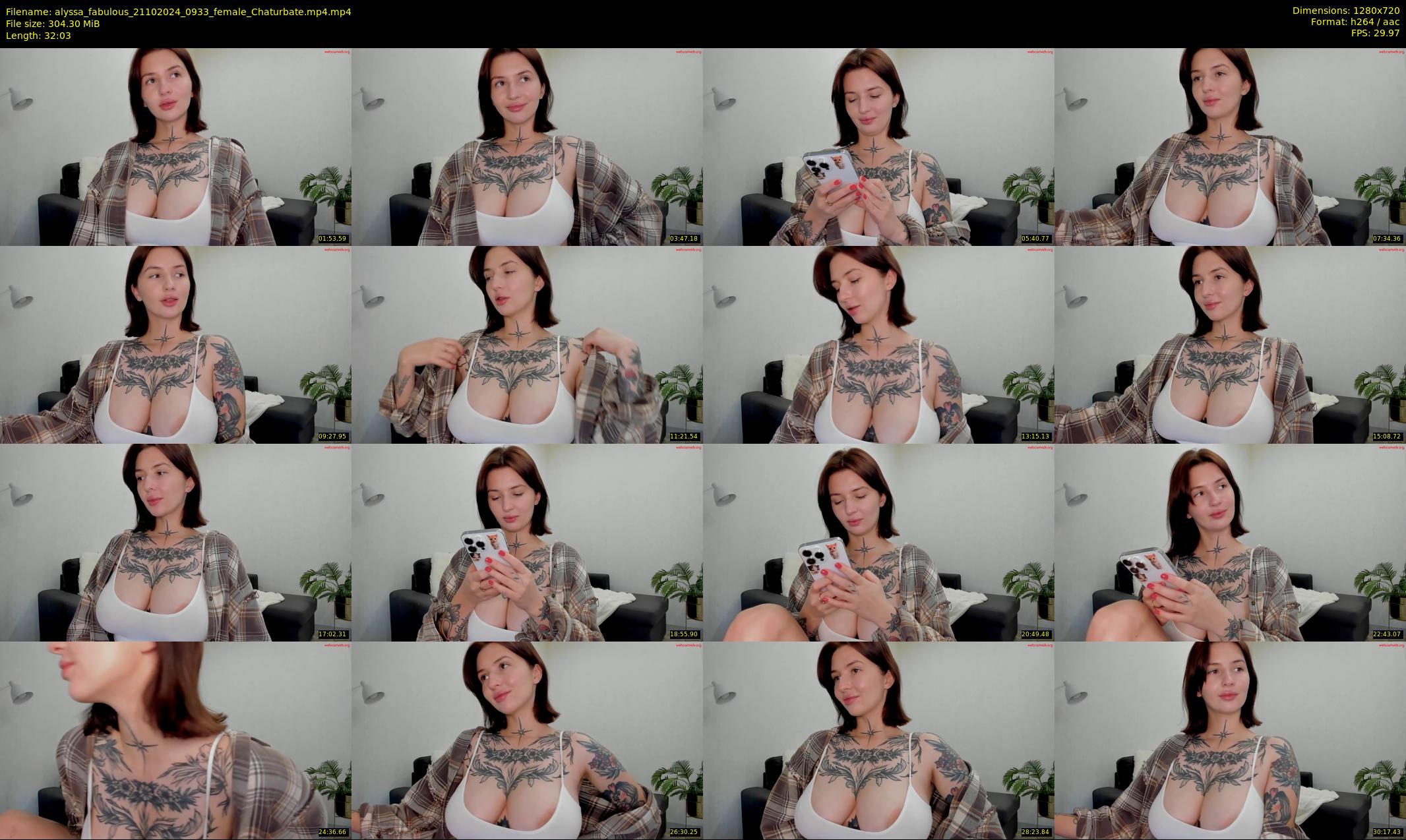 alyssa_fabulous — 33 minute Chaturbate female cam show recording, 720p, Oct 21, 2024