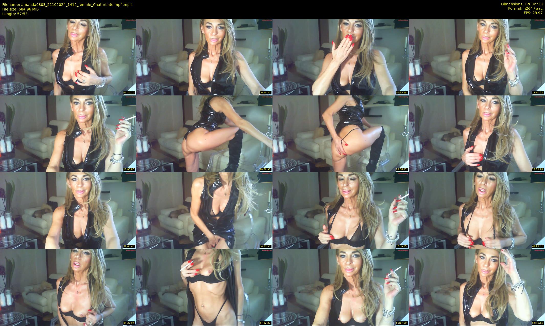 amanda0803 — 58 minute Chaturbate female cam show recording, 720p, Oct 21, 2024