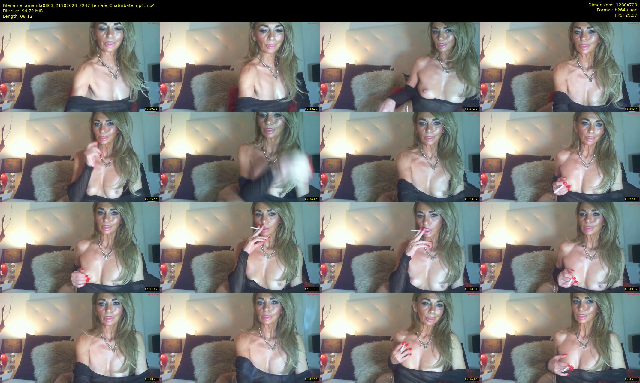 amanda0803 — 9 minute Chaturbate female cam show recording, 720p, Oct 21, 2024