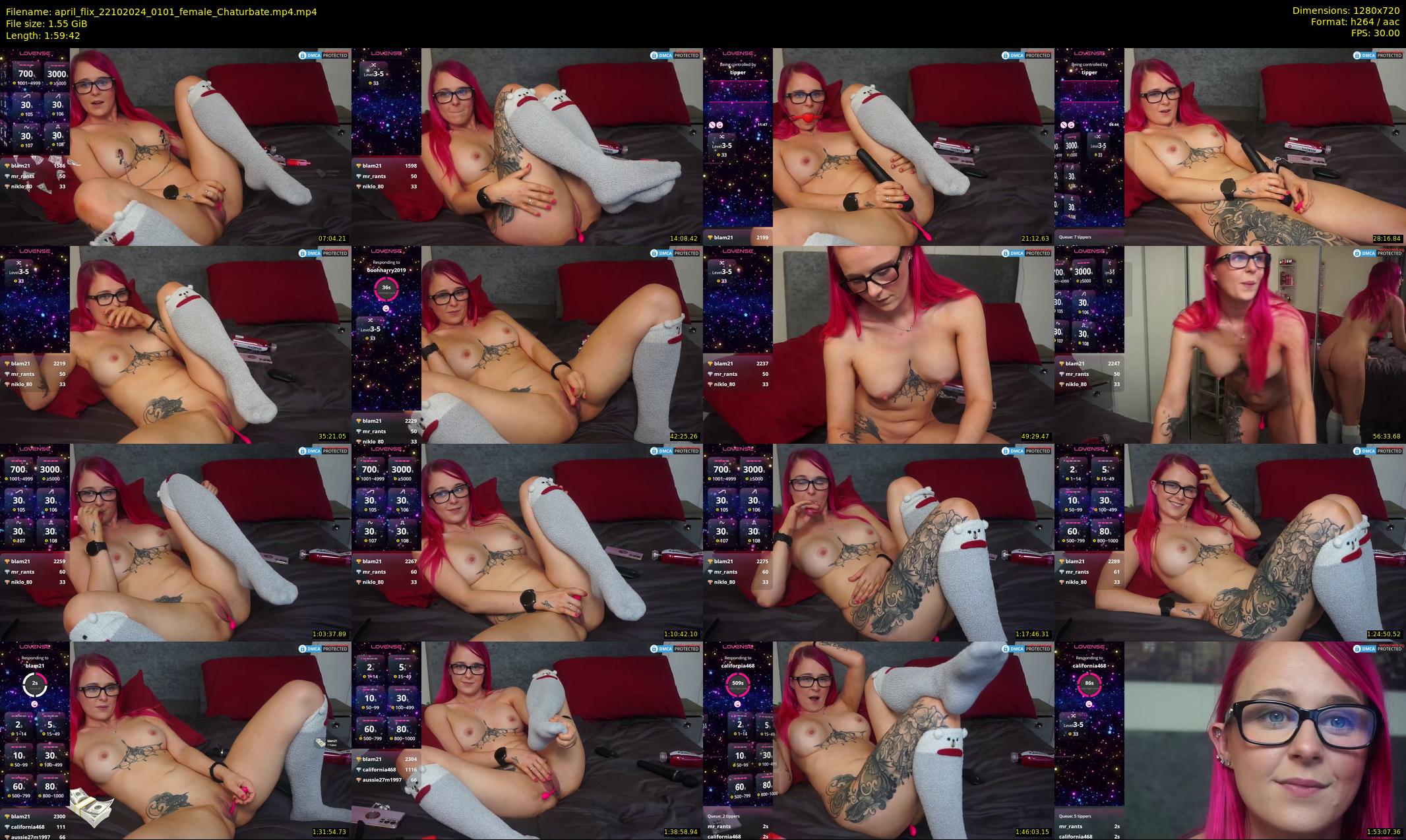 april_flix — 120 minute Chaturbate female cam show recording, 720p, Oct 22, 2024
