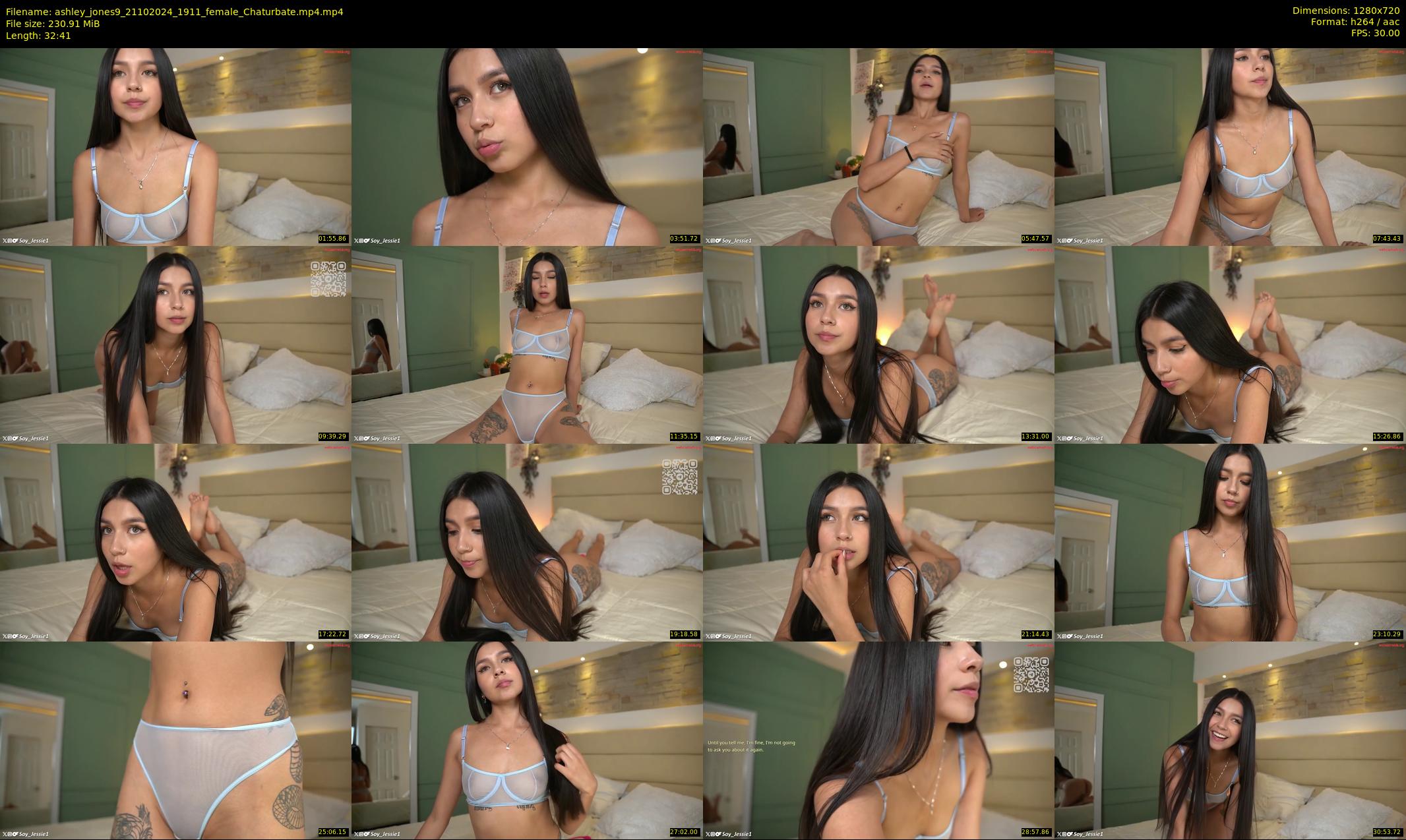 ashley_jones9 — 33 minute Chaturbate female cam show recording, 720p, Oct 21, 2024