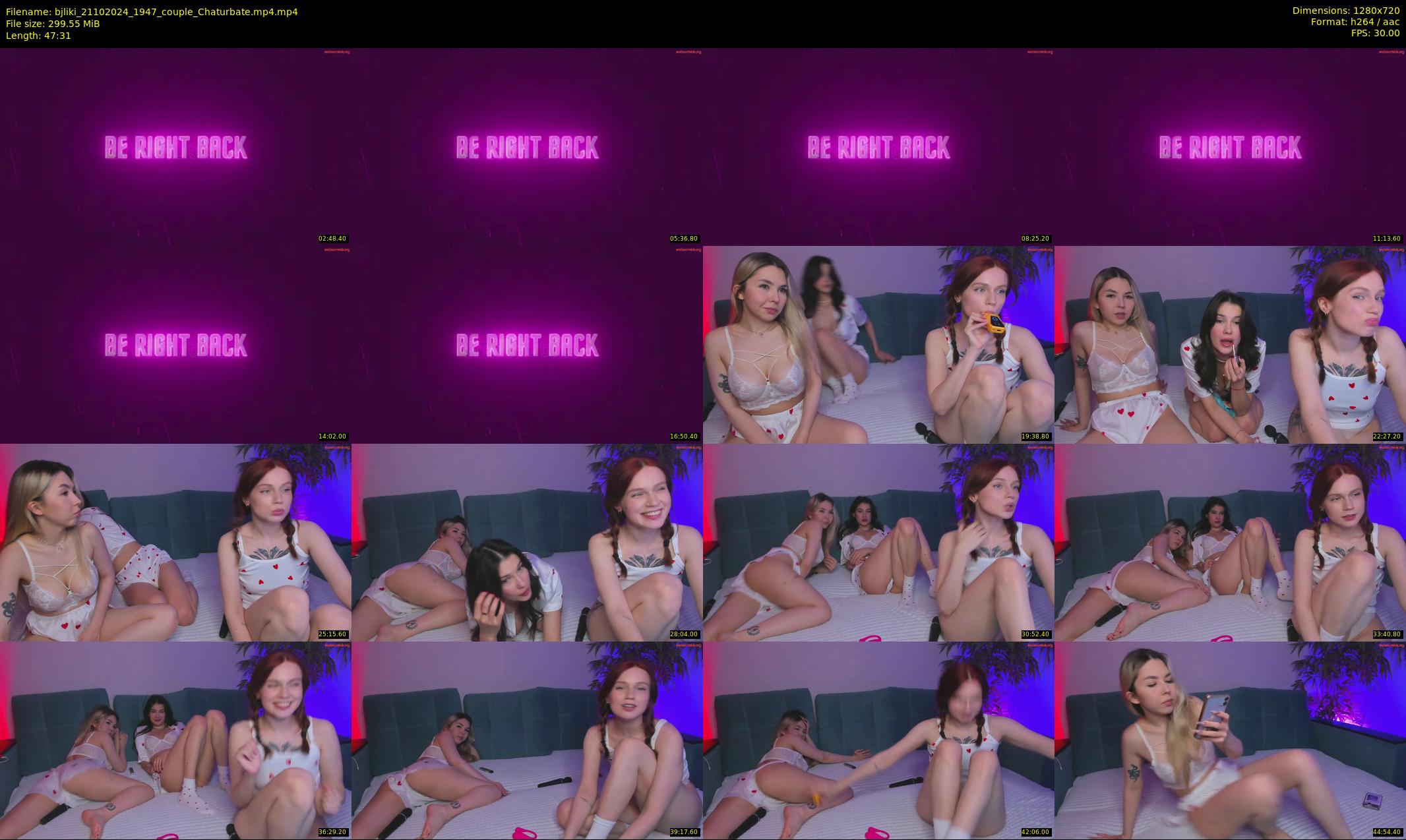 bjliki — 48 minute Chaturbate couple cam show recording, 720p, Oct 21, 2024