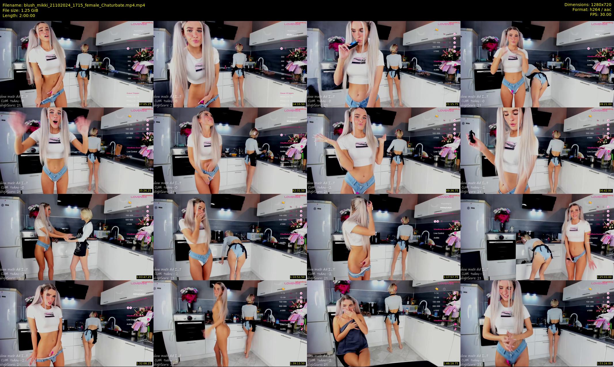 blush_mikki — 120 minute Chaturbate female cam show recording, 720p, Oct 21, 2024