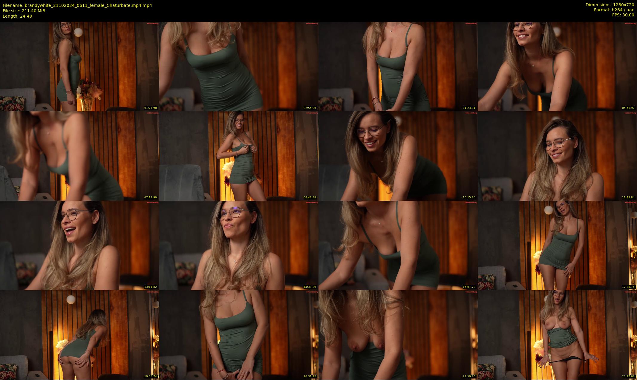 brandywhite — 25 minute Chaturbate female cam show recording, 720p, Oct 21, 2024