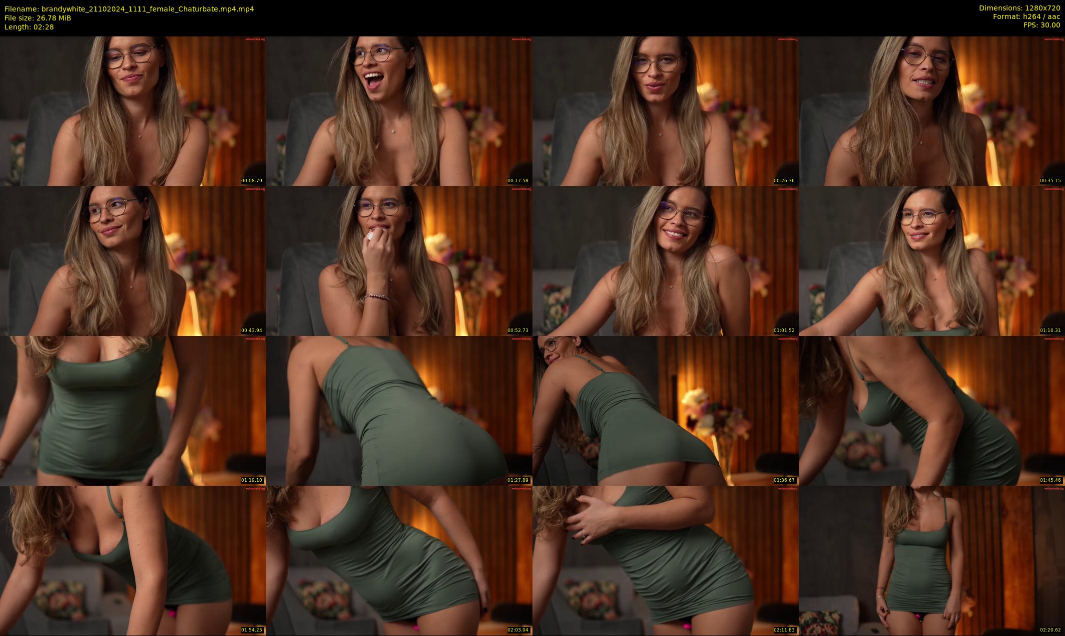 brandywhite — 3 minute Chaturbate female cam show recording, 720p, Oct 21, 2024
