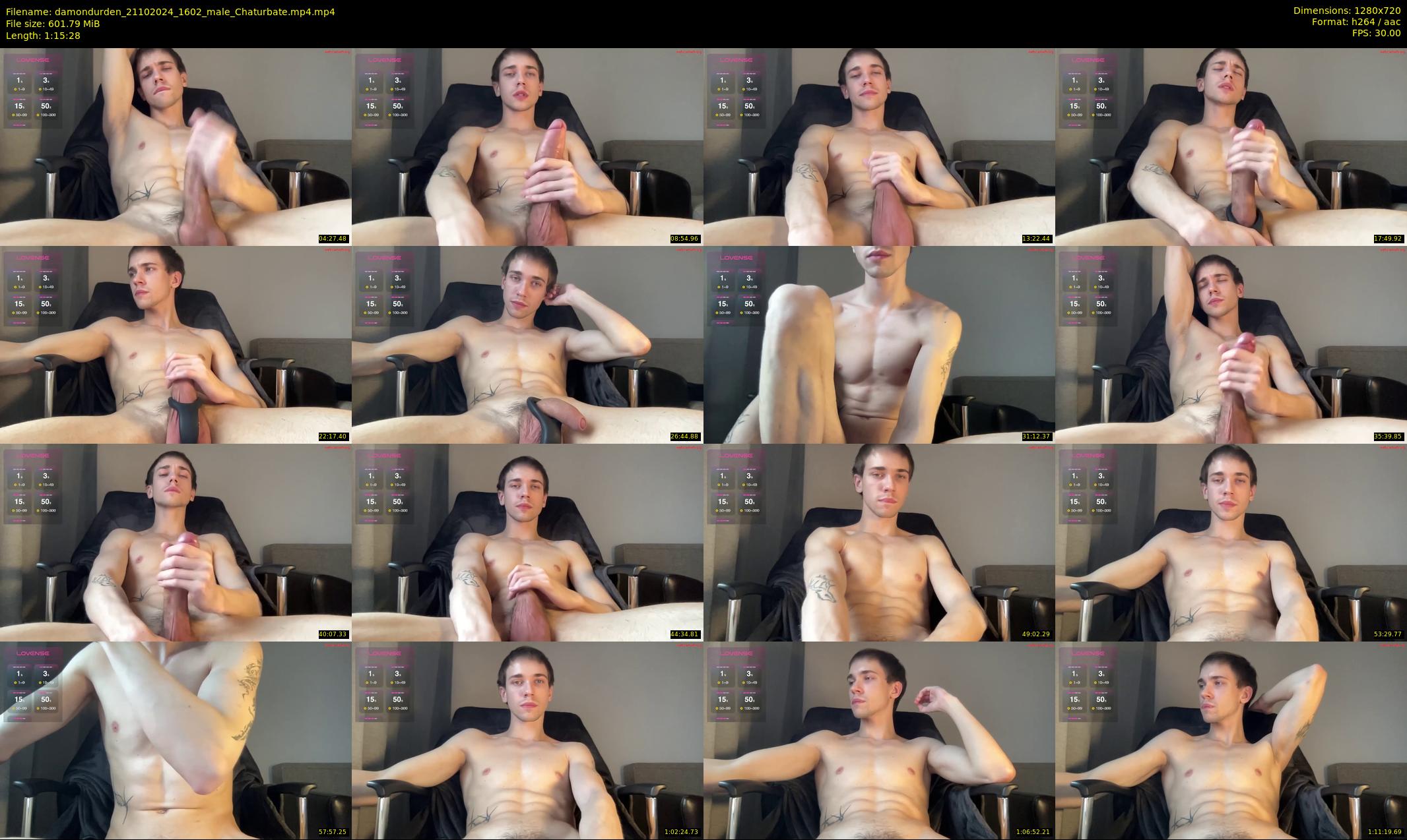 damondurden — 76 minute Chaturbate male cam show recording, 720p, Oct 21, 2024