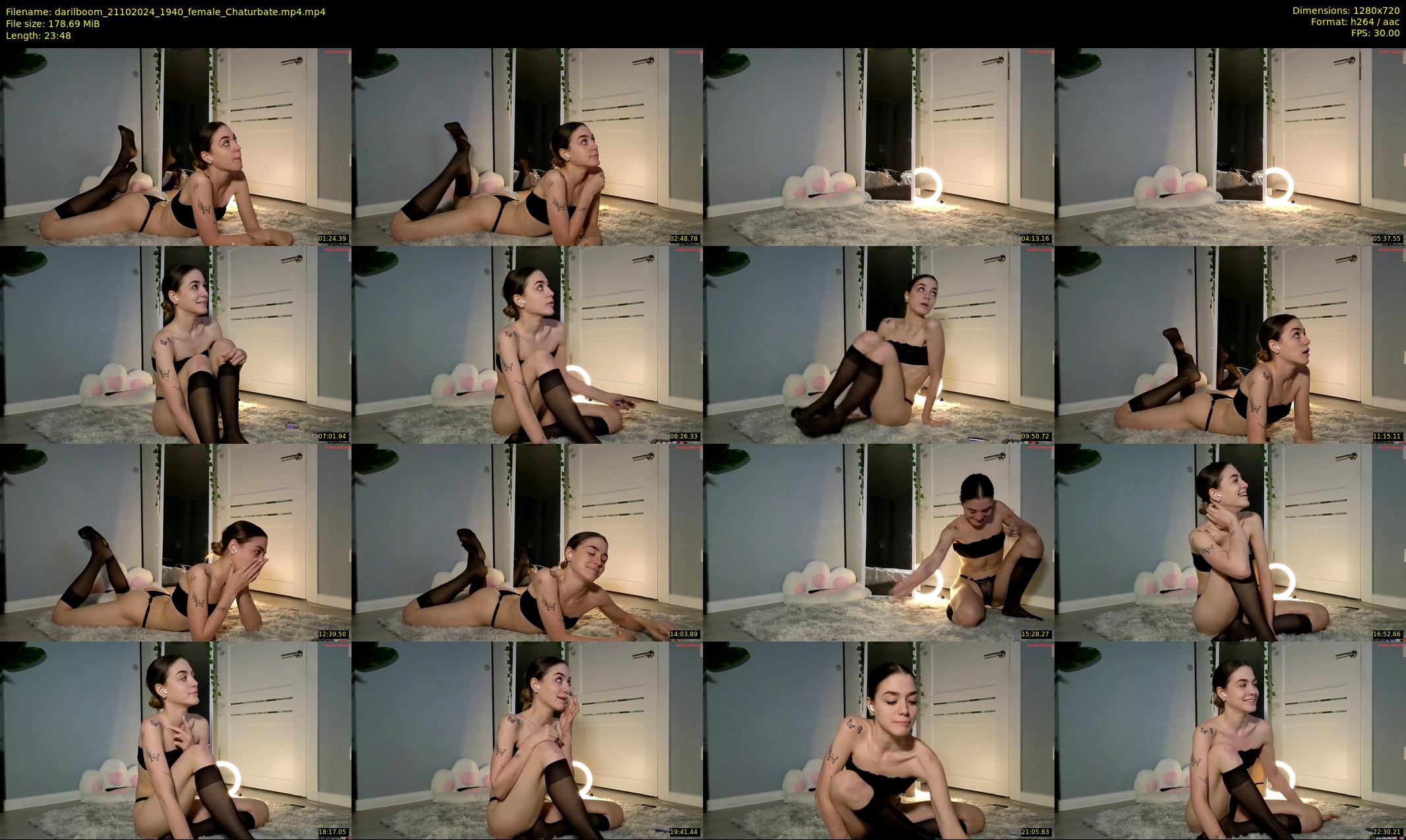 darilboom — 24 minute Chaturbate female cam show recording, 720p, Oct 21, 2024