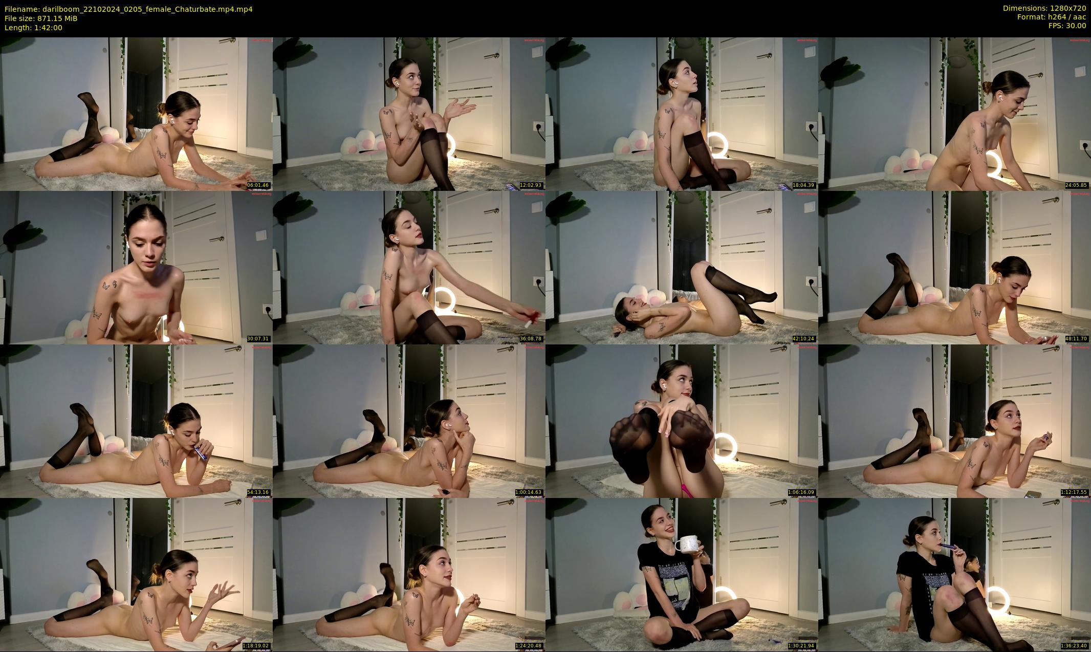 darilboom — 102 minute Chaturbate female cam show recording, 720p, Oct 22, 2024