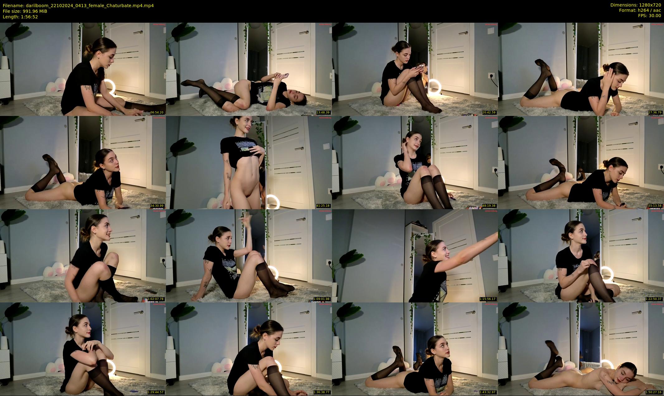 darilboom — 117 minute Chaturbate female cam show recording, 720p, Oct 22, 2024