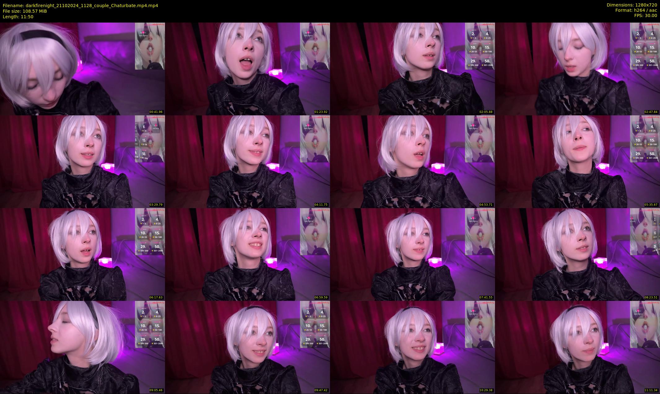 darkfirenight — 12 minute Chaturbate couple cam show recording, 720p, Oct 21, 2024