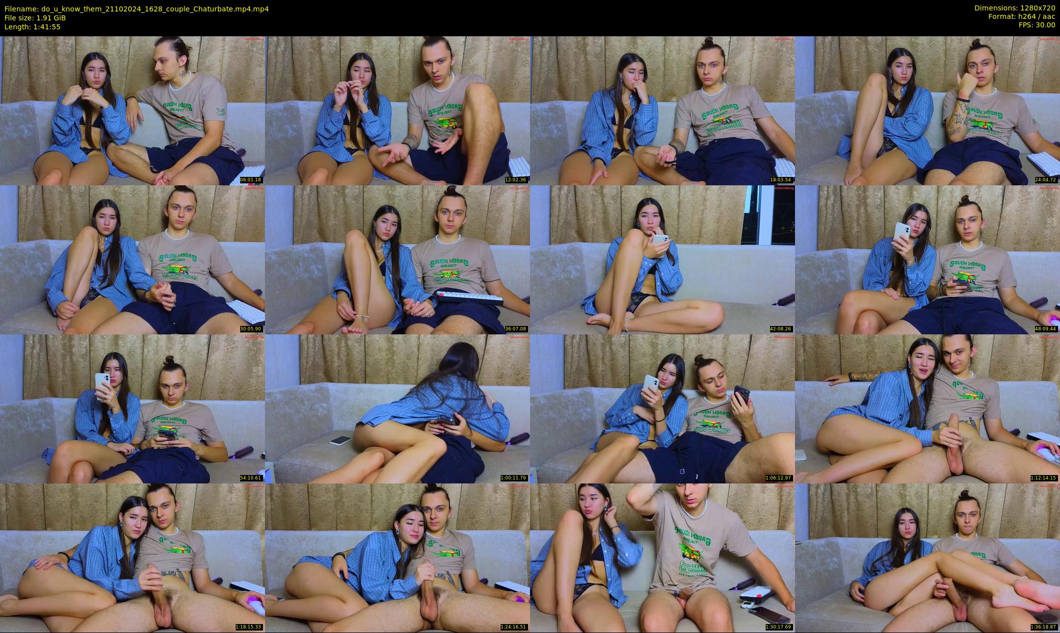 do_u_know_them — 102 minute Chaturbate couple cam show recording, 720p, Oct 21, 2024