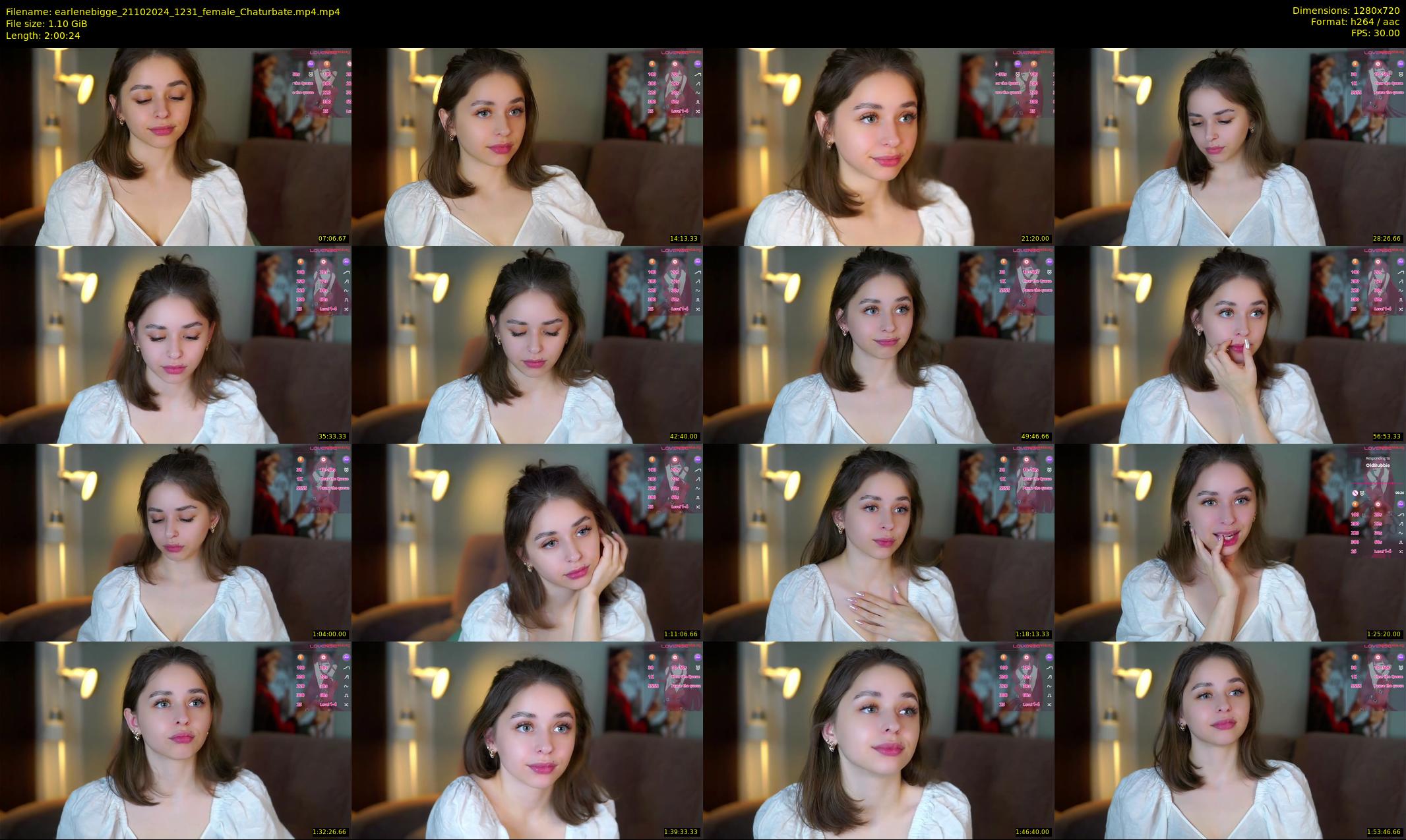 earlenebigge — 121 minute Chaturbate female cam show recording, 720p, Oct 21, 2024