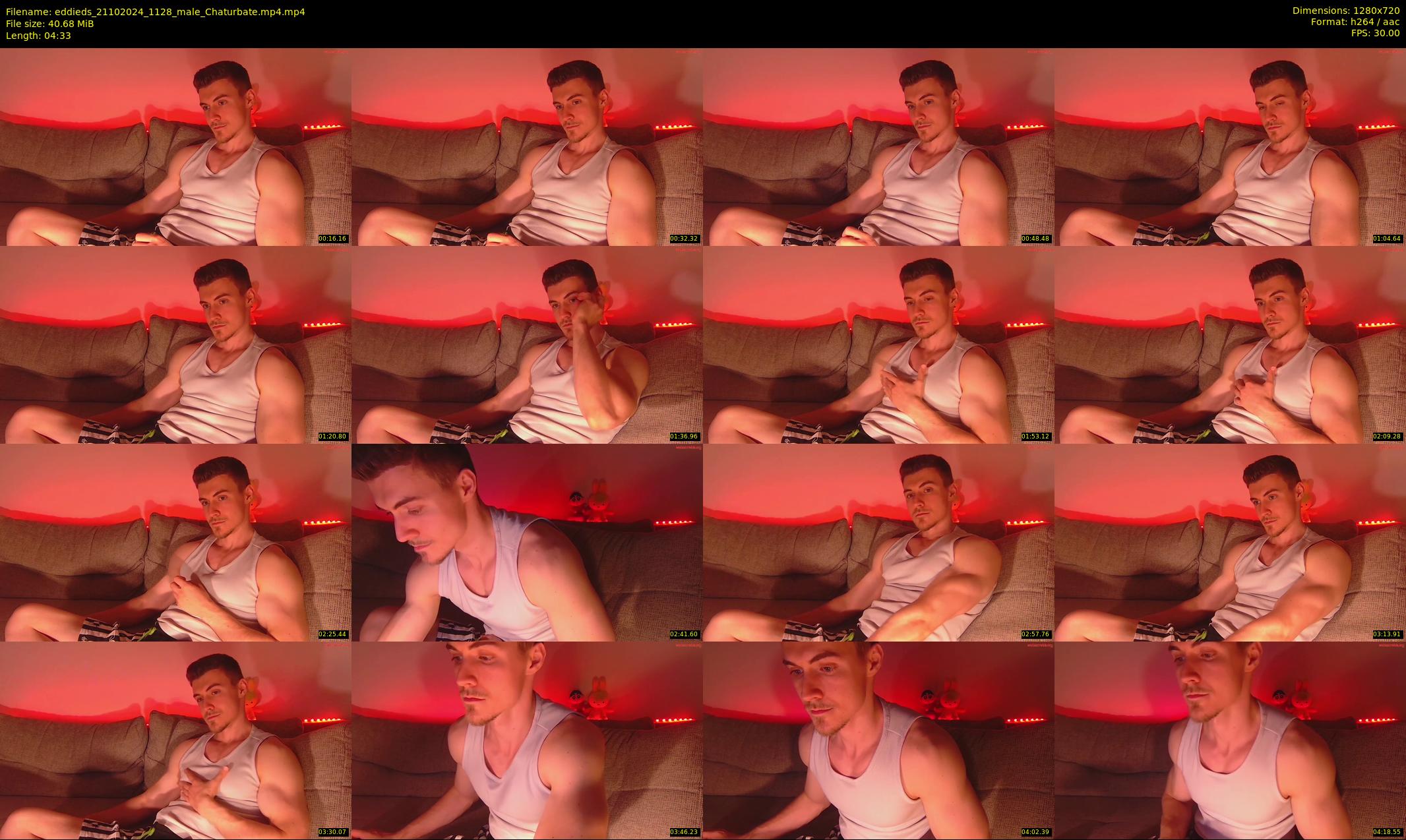 eddieds — 5 minute Chaturbate male cam show recording, 720p, Oct 21, 2024