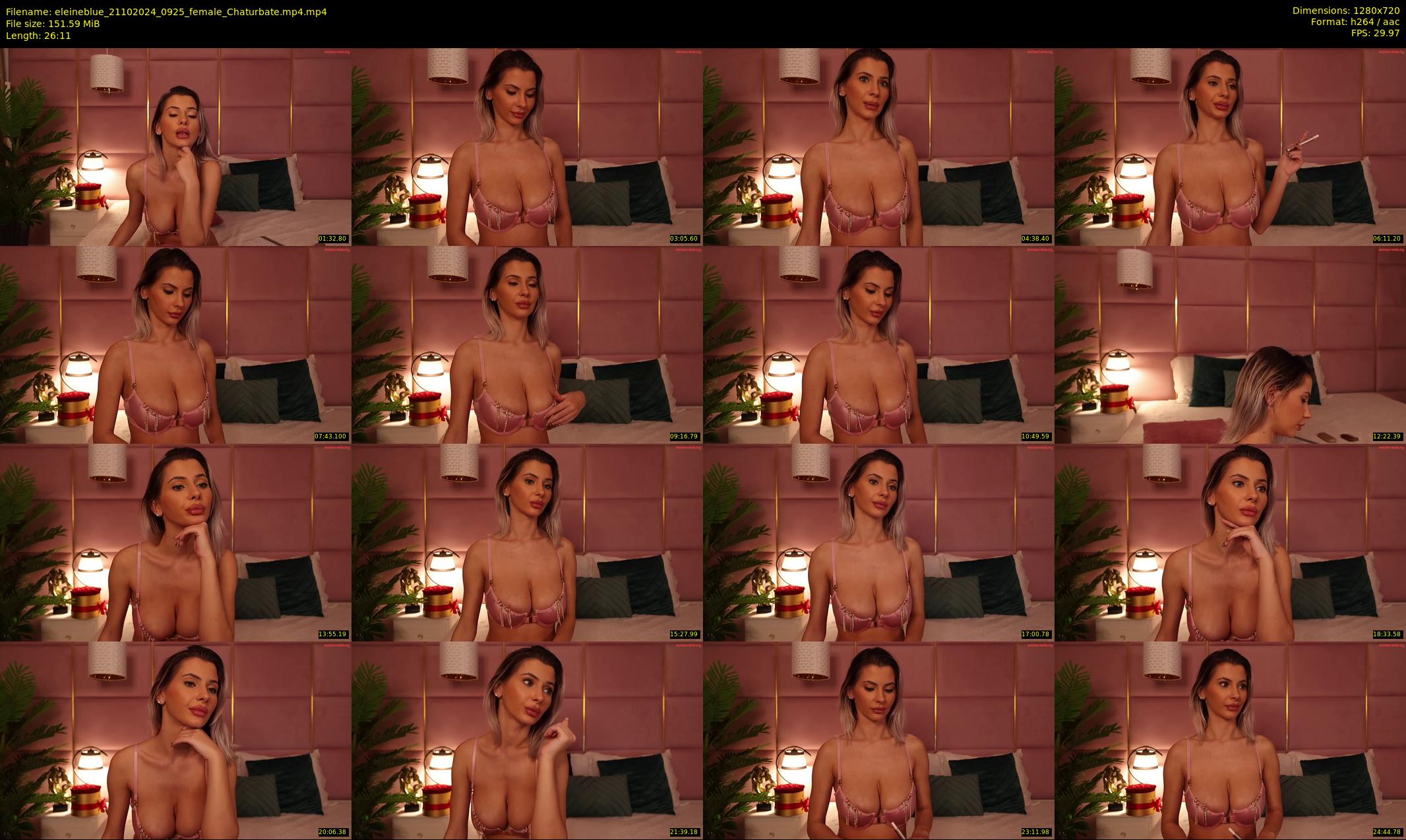 eleineblue — 27 minute Chaturbate female cam show recording, 720p, Oct 21, 2024