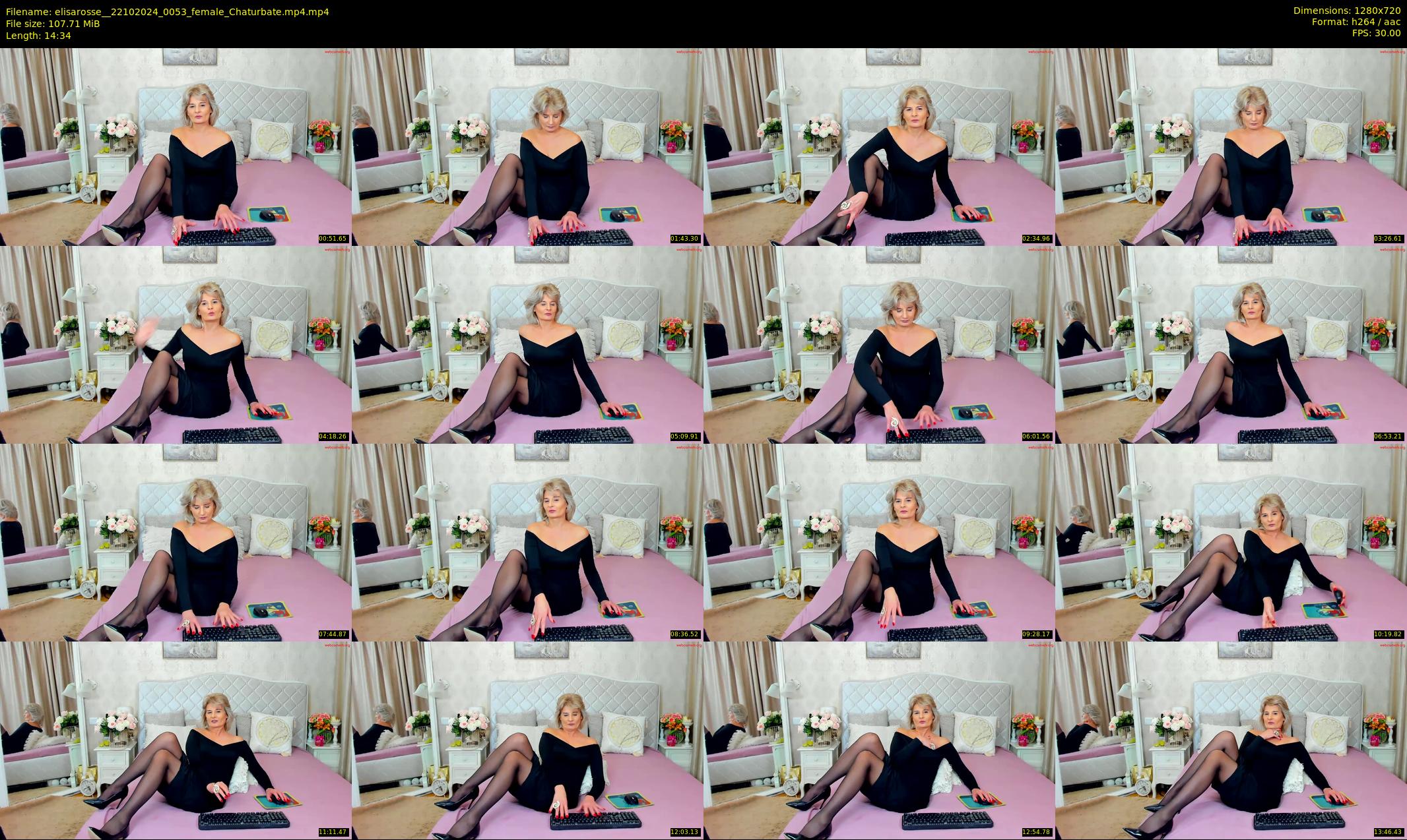 elisarosse_ — 15 minute Chaturbate female cam show recording, 720p, Oct 22, 2024