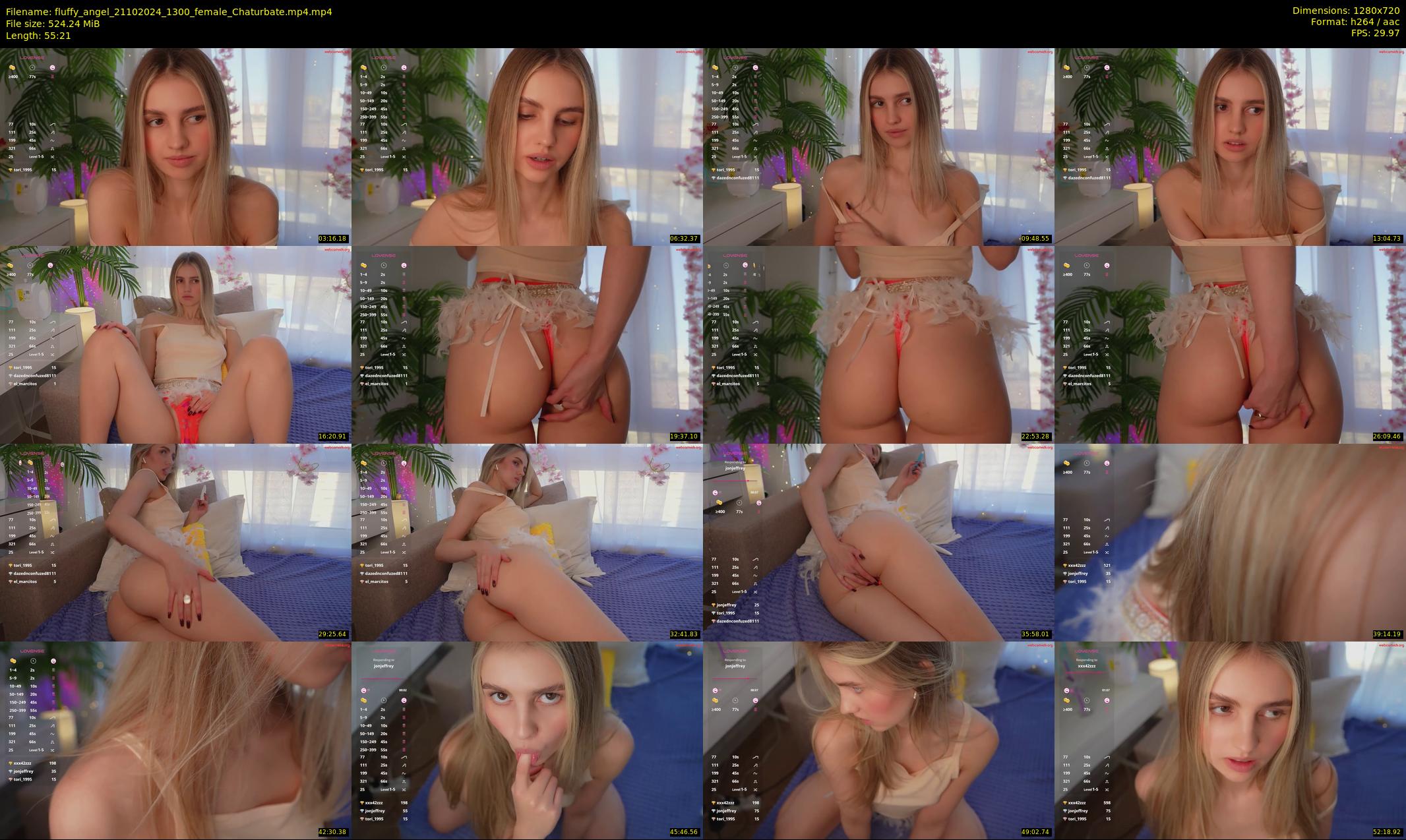 fluffy_angel — 56 minute Chaturbate female cam show recording, 720p, Oct 21, 2024