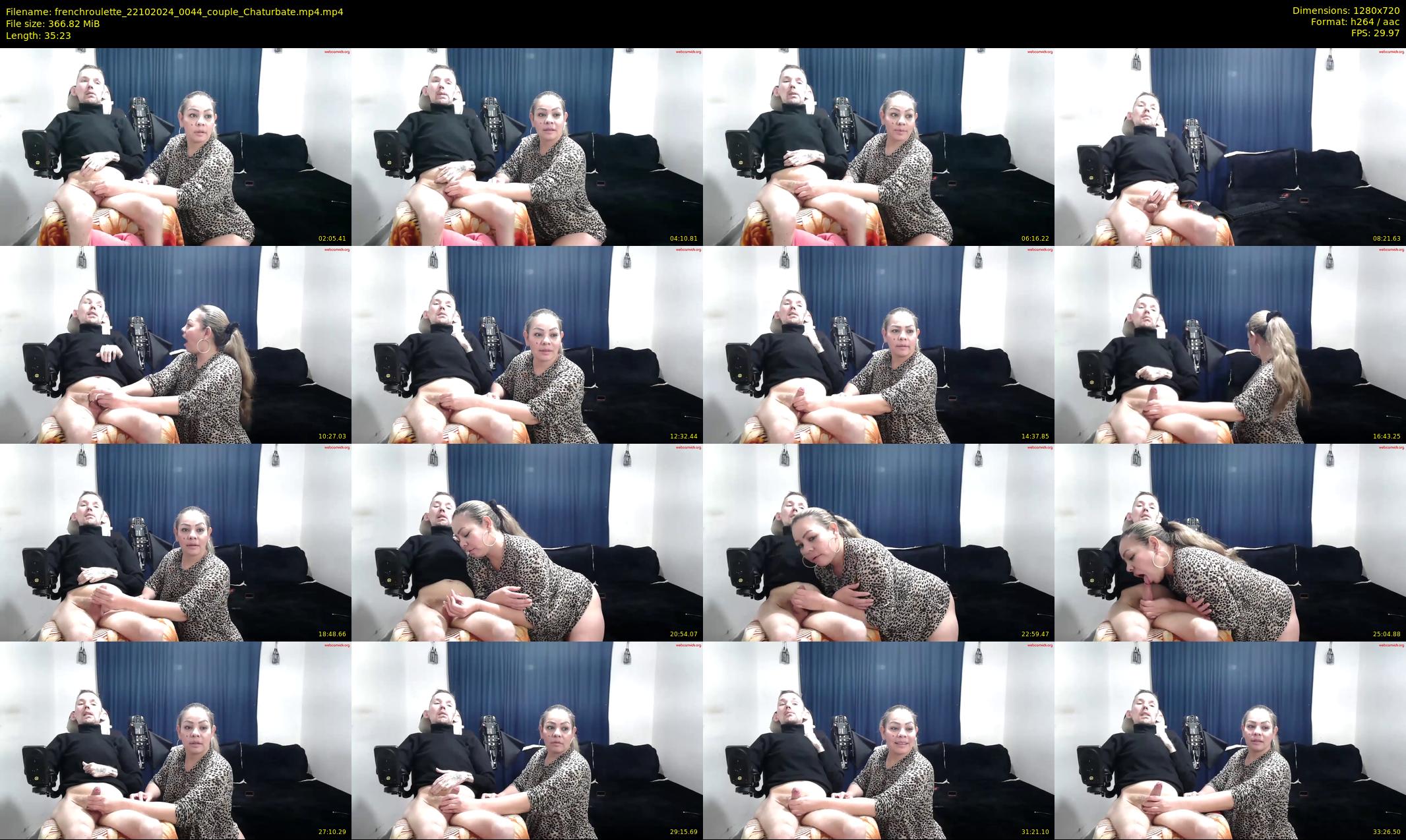 frenchroulette — 36 minute Chaturbate couple cam show recording, 720p, Oct 22, 2024