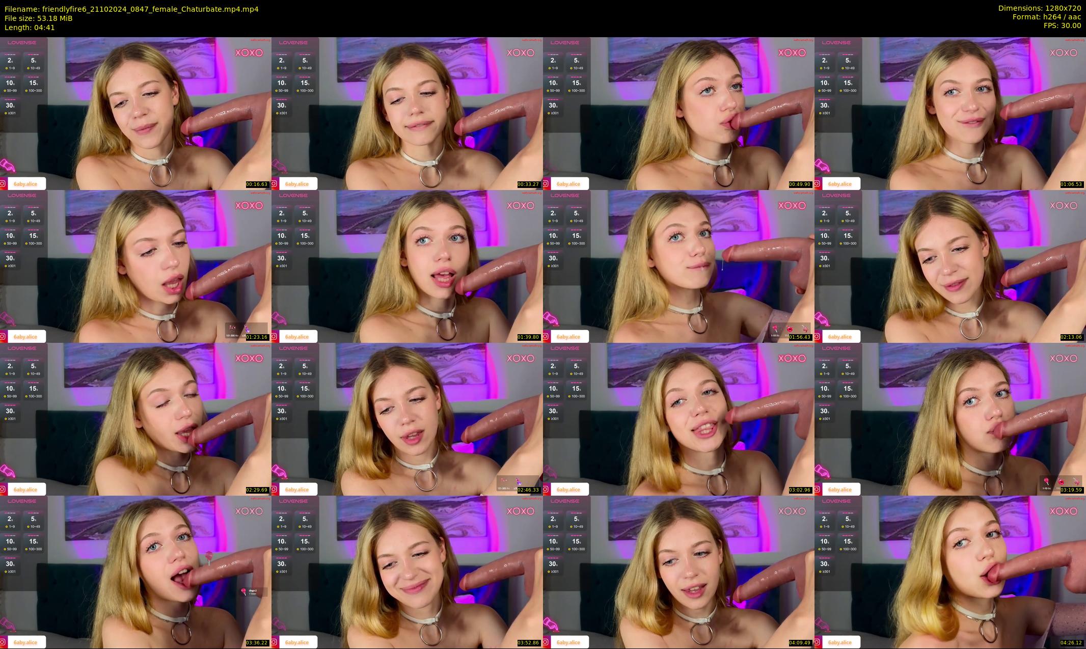friendlyfire6 — 5 minute Chaturbate female cam show recording, 720p, Oct 21, 2024